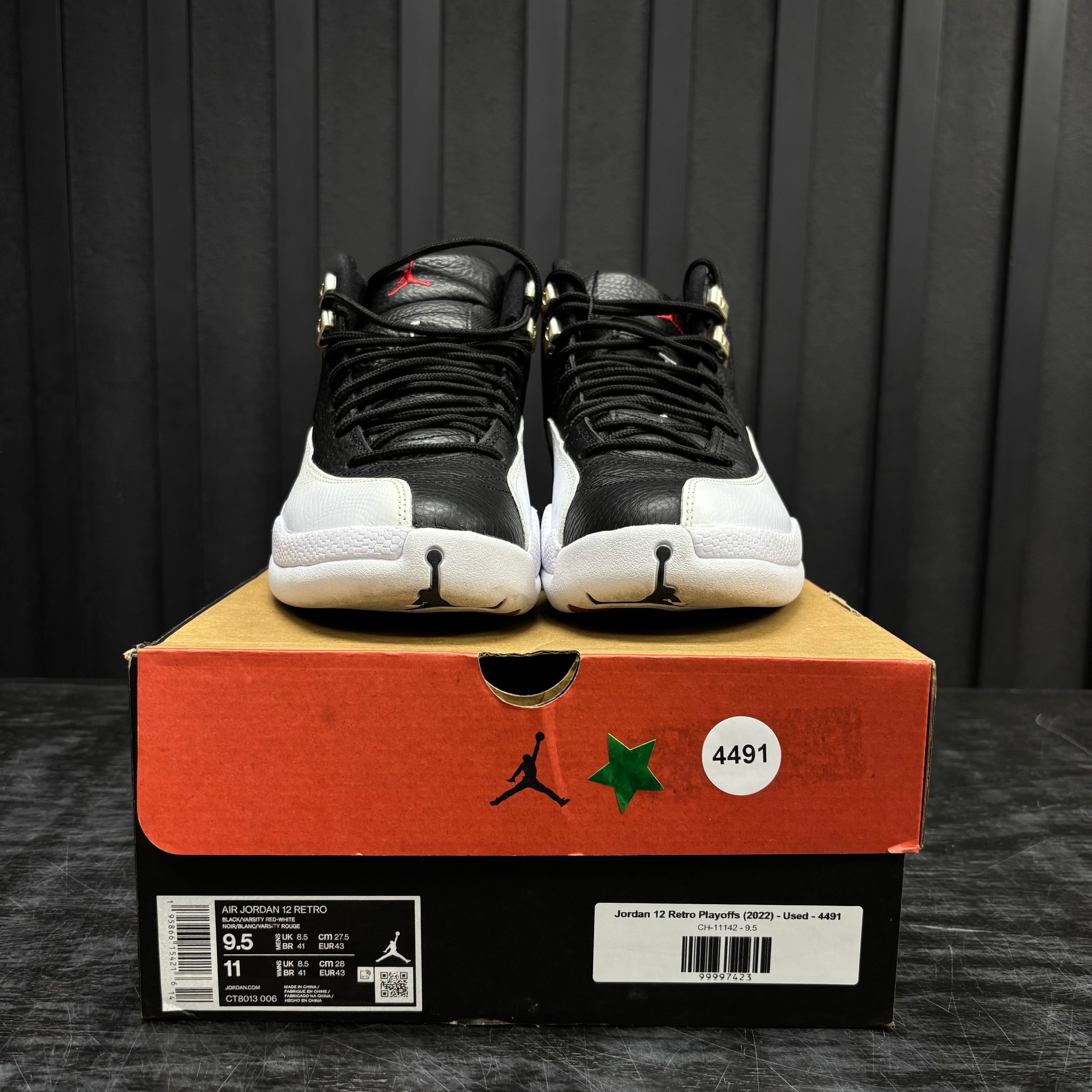 Jordan 12 Retro Playoffs (2022) - Used - 4491