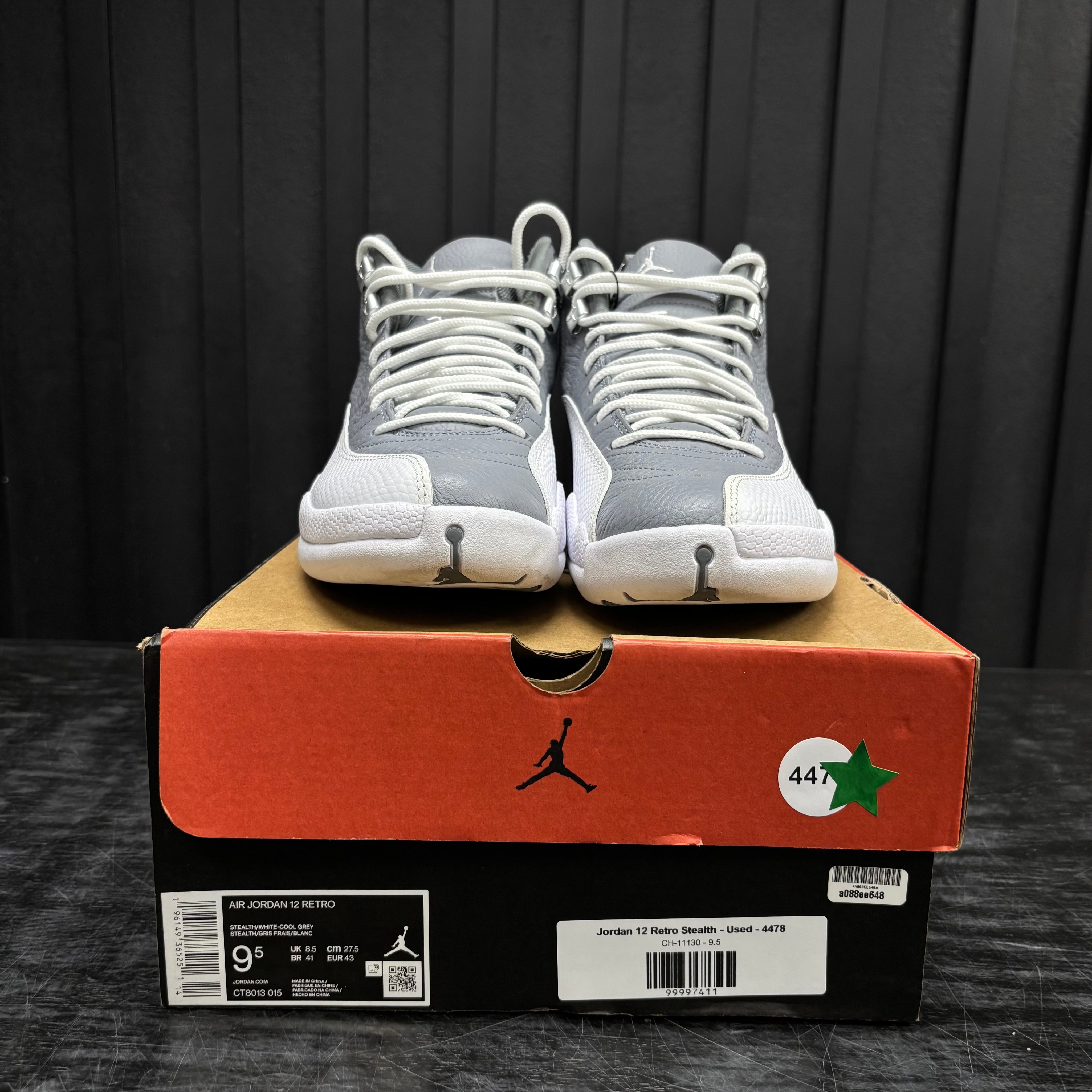 Jordan 12 Retro Stealth - Used - 4478