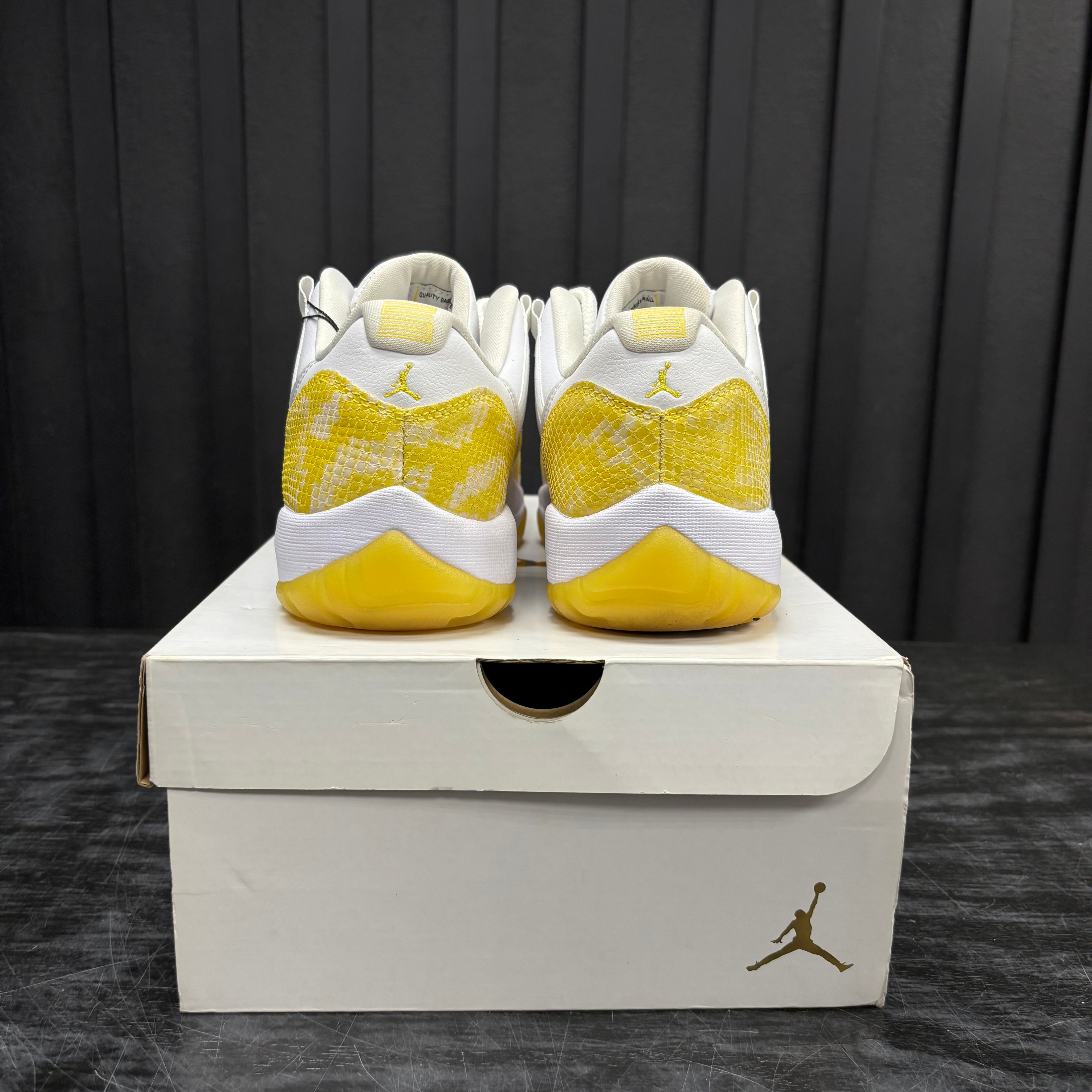 Jordan 11 Low Retro Yellow Snakeskin (Women's) - Used - 4451