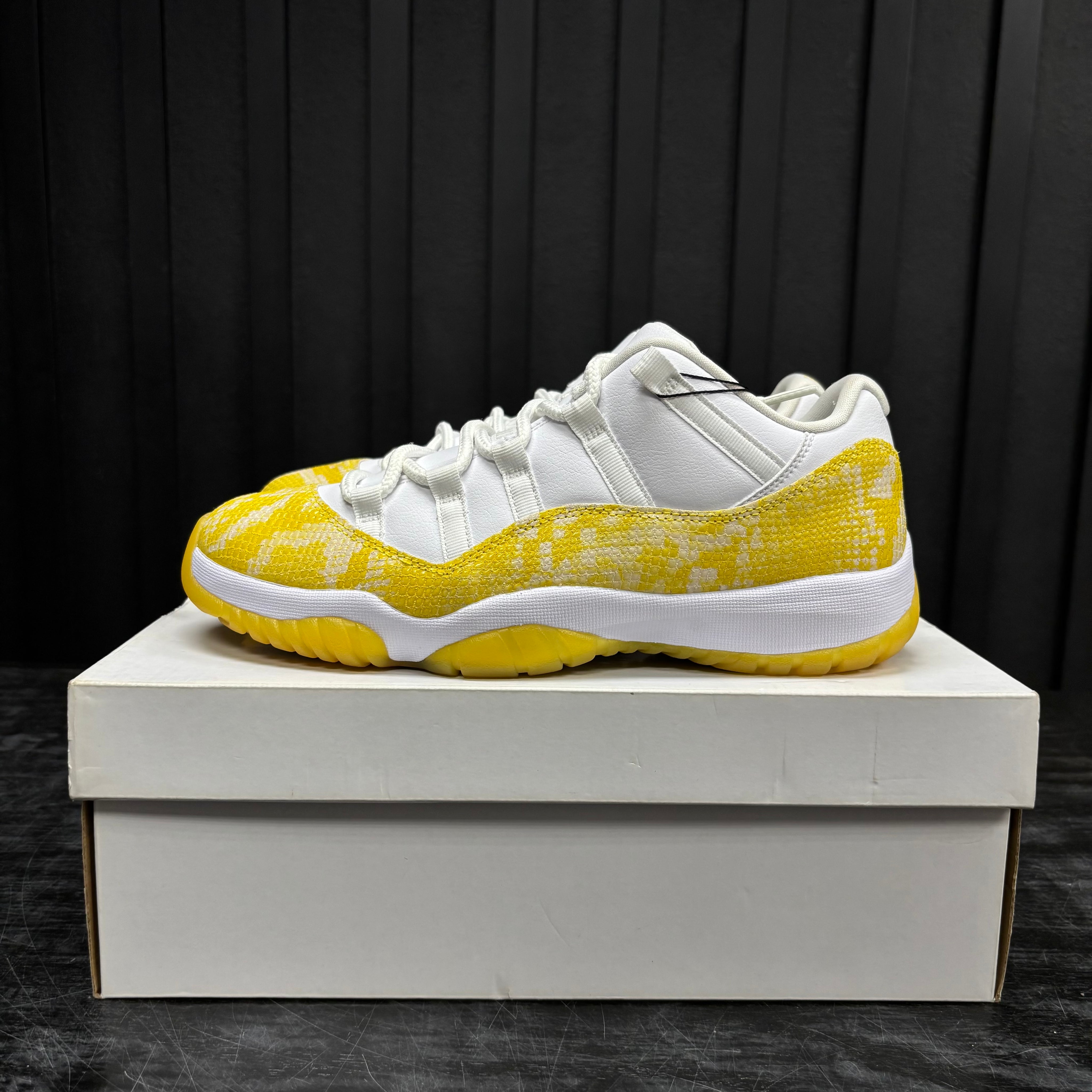 Jordan 11 Low Retro Yellow Snakeskin (Women's) - Used - 4451