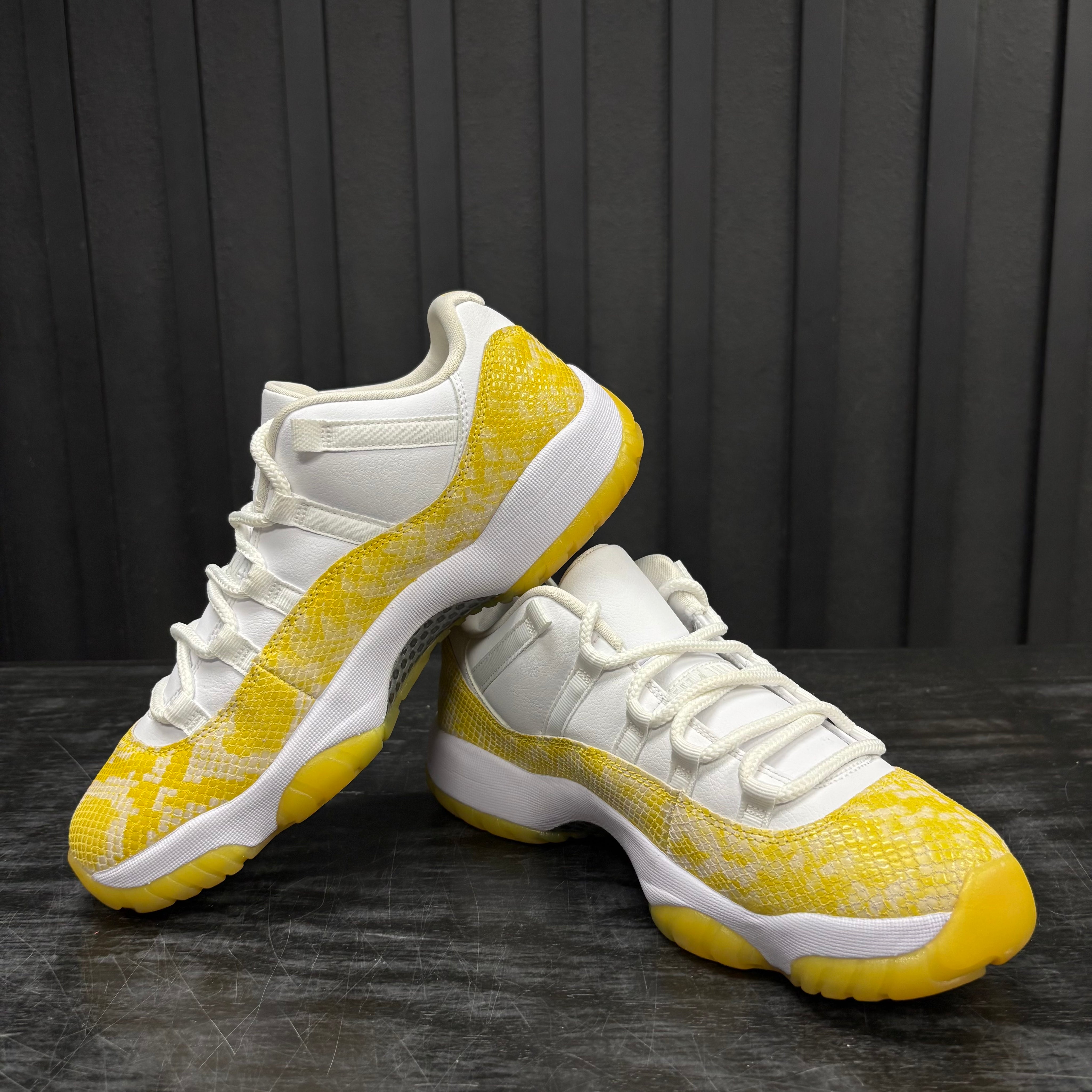 Jordan 11 Low Retro Yellow Snakeskin (Women's) - Used - 4451