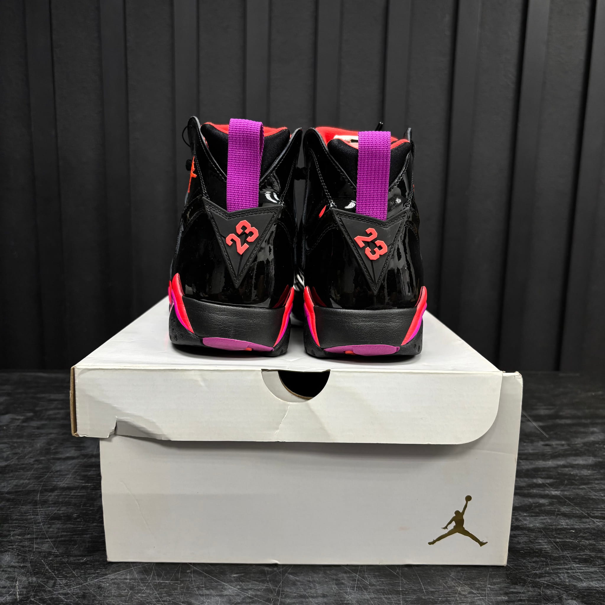 Jordan 7 Retro Black Patent (Women's) - Used - 4450