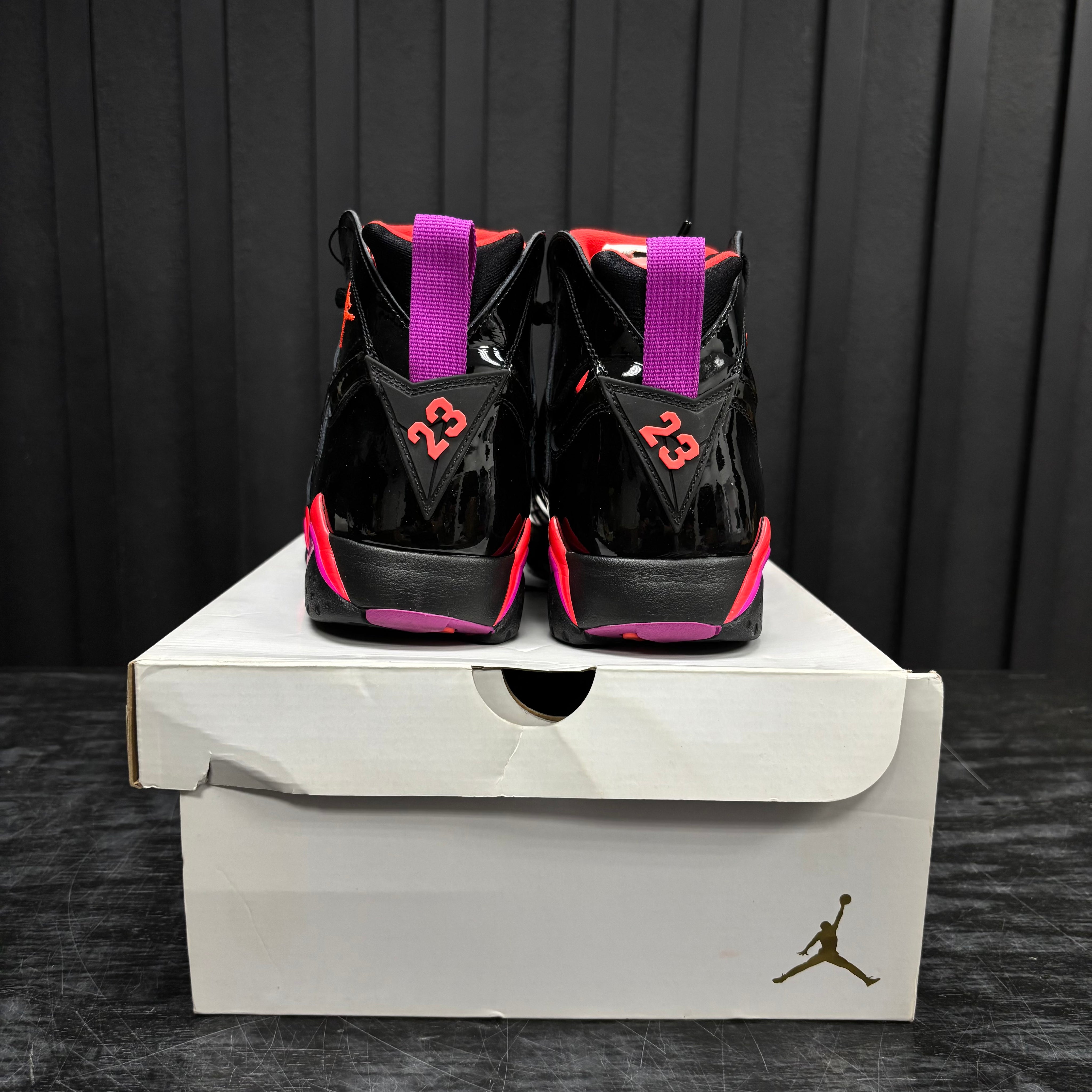 Jordan 7 Retro Black Patent (Women's) - Used - 4450