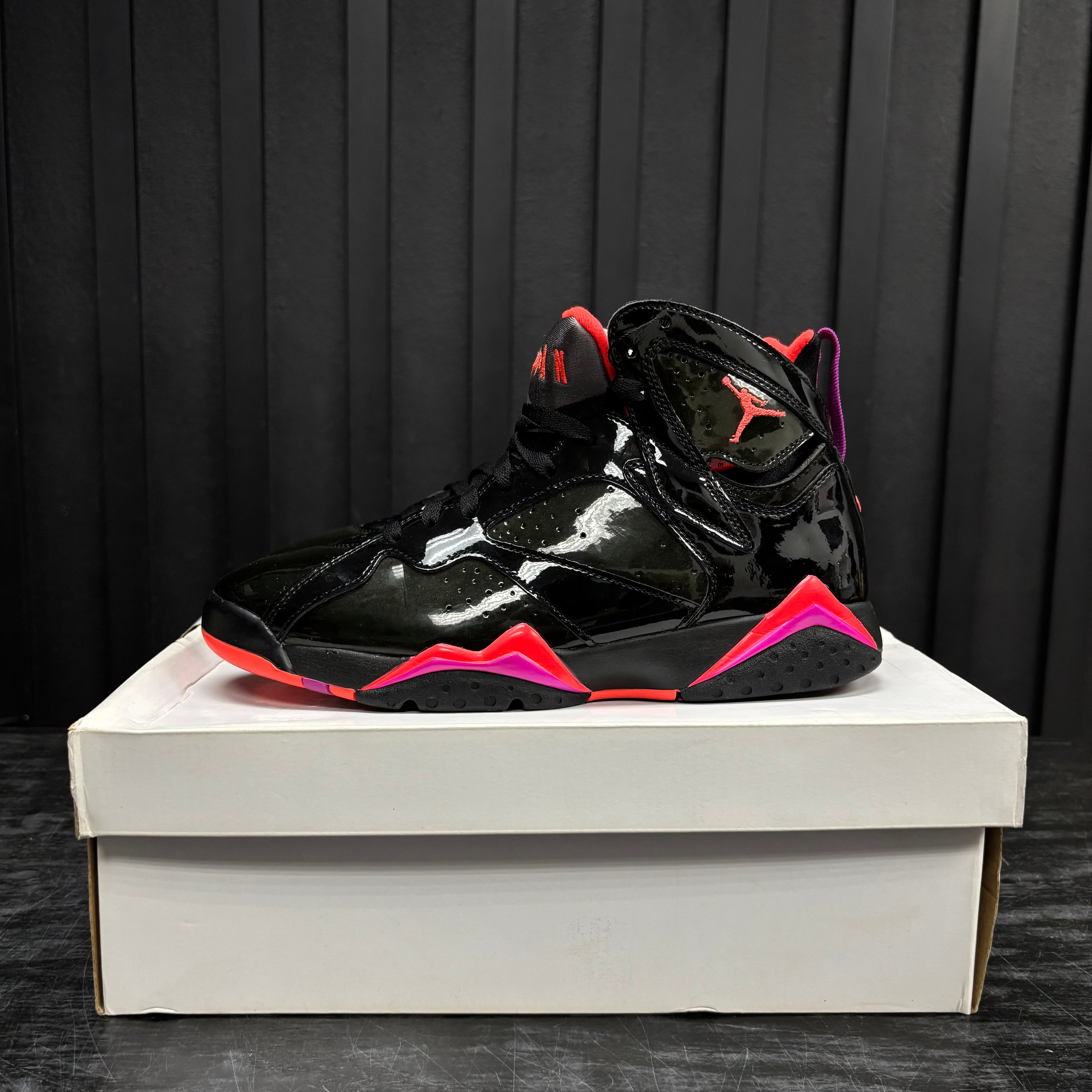 Jordan 7 Retro Black Patent (Women's) - Used - 4450