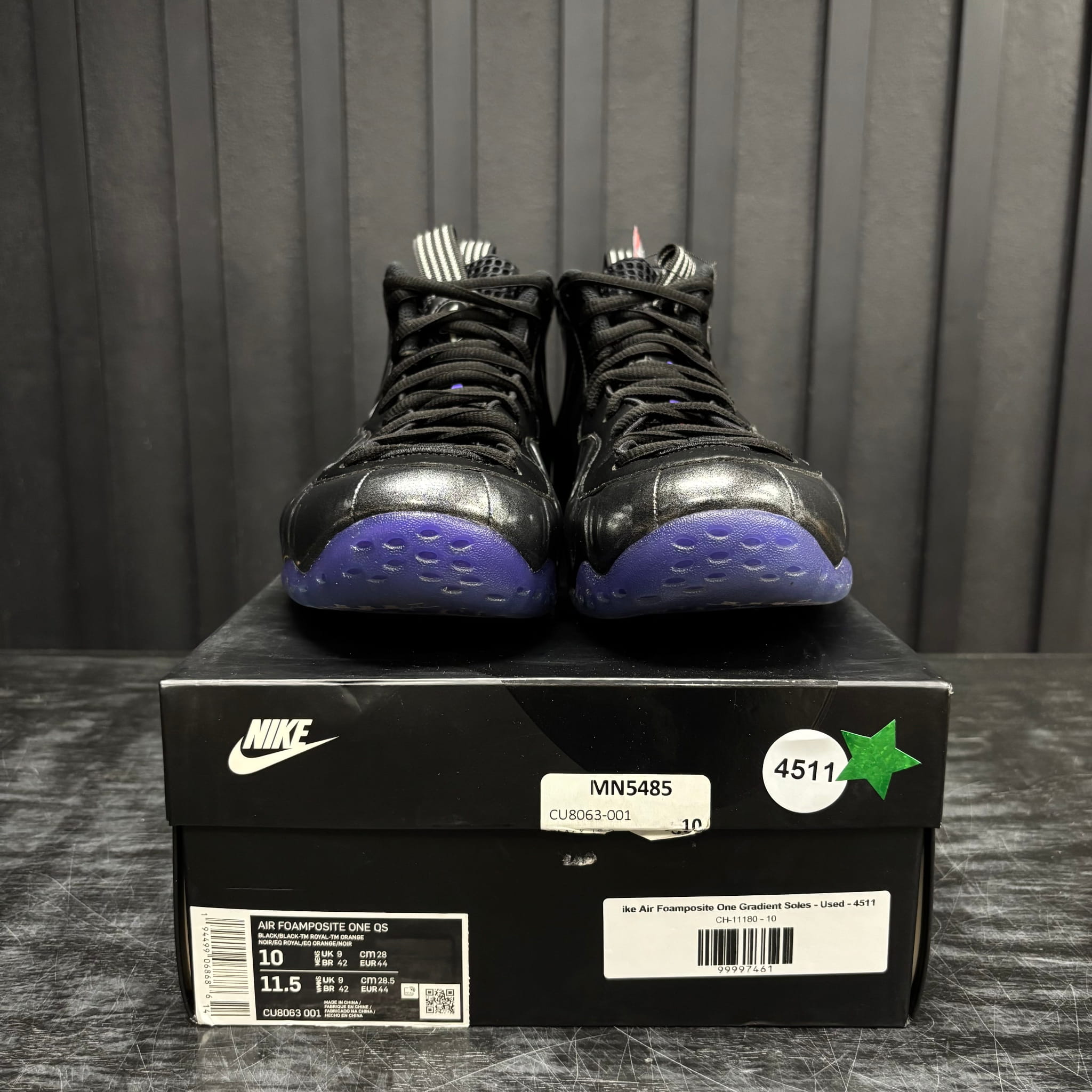 Nike Air Foamposite One Gradient Soles - Used - 4511