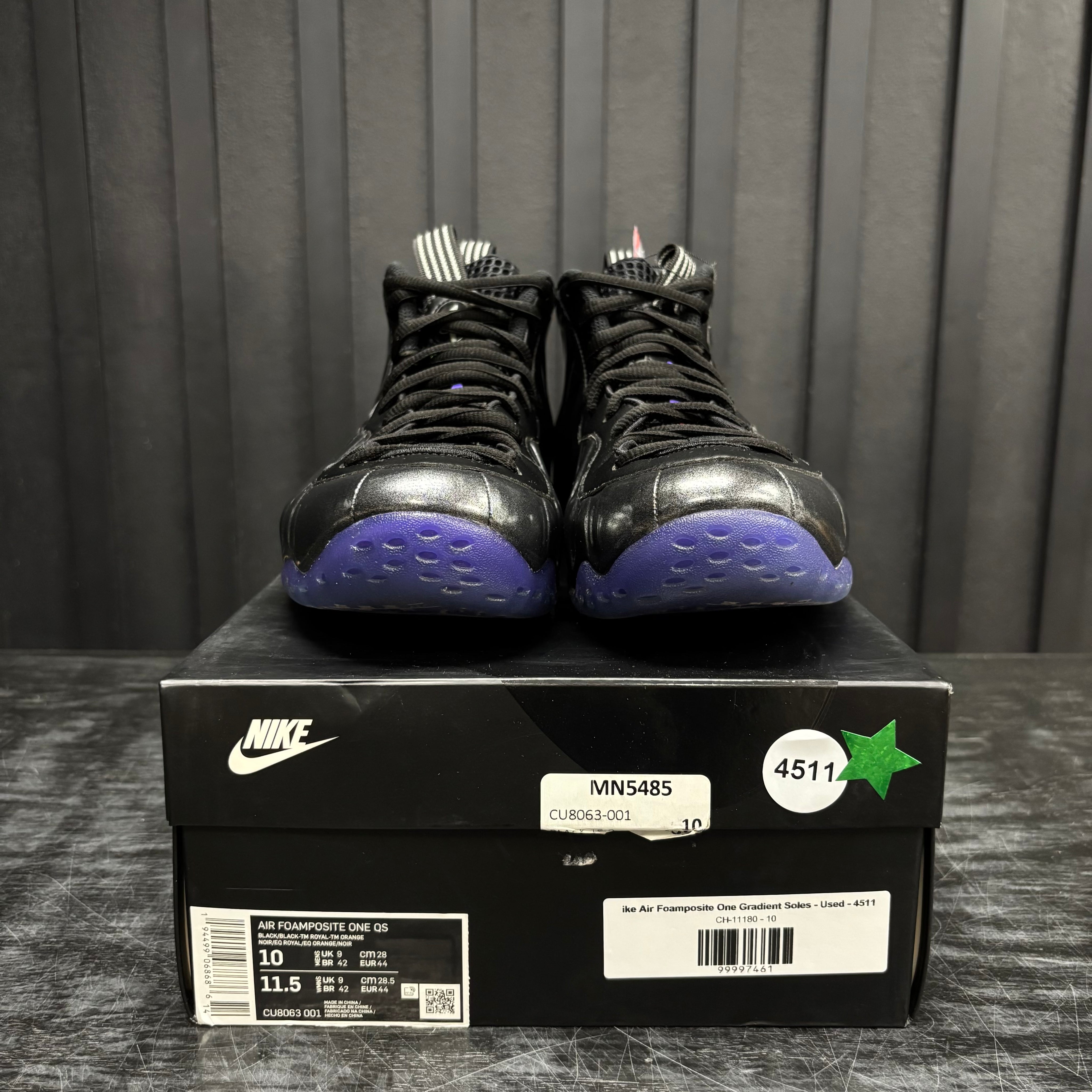 Nike Air Foamposite One Gradient Soles - Used - 4511