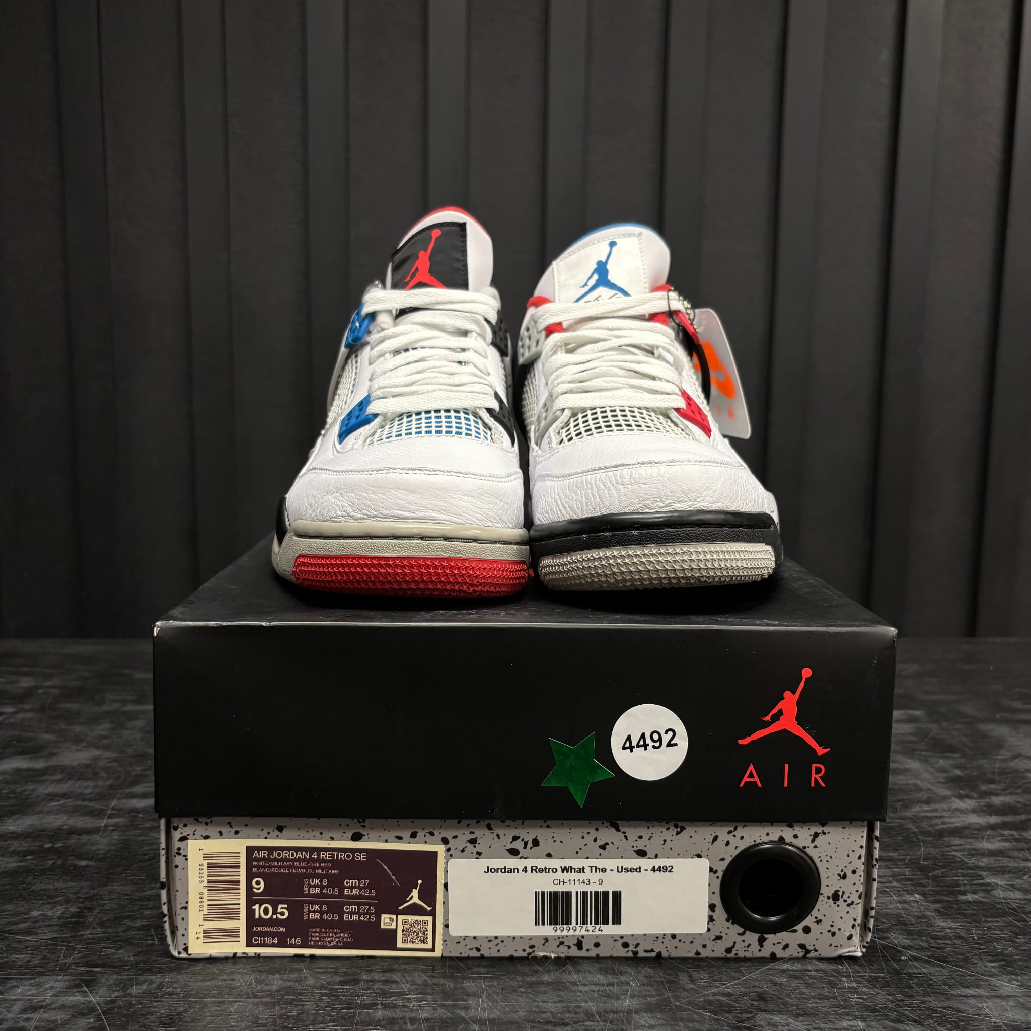 Jordan 4 Retro What The - Used - 4492
