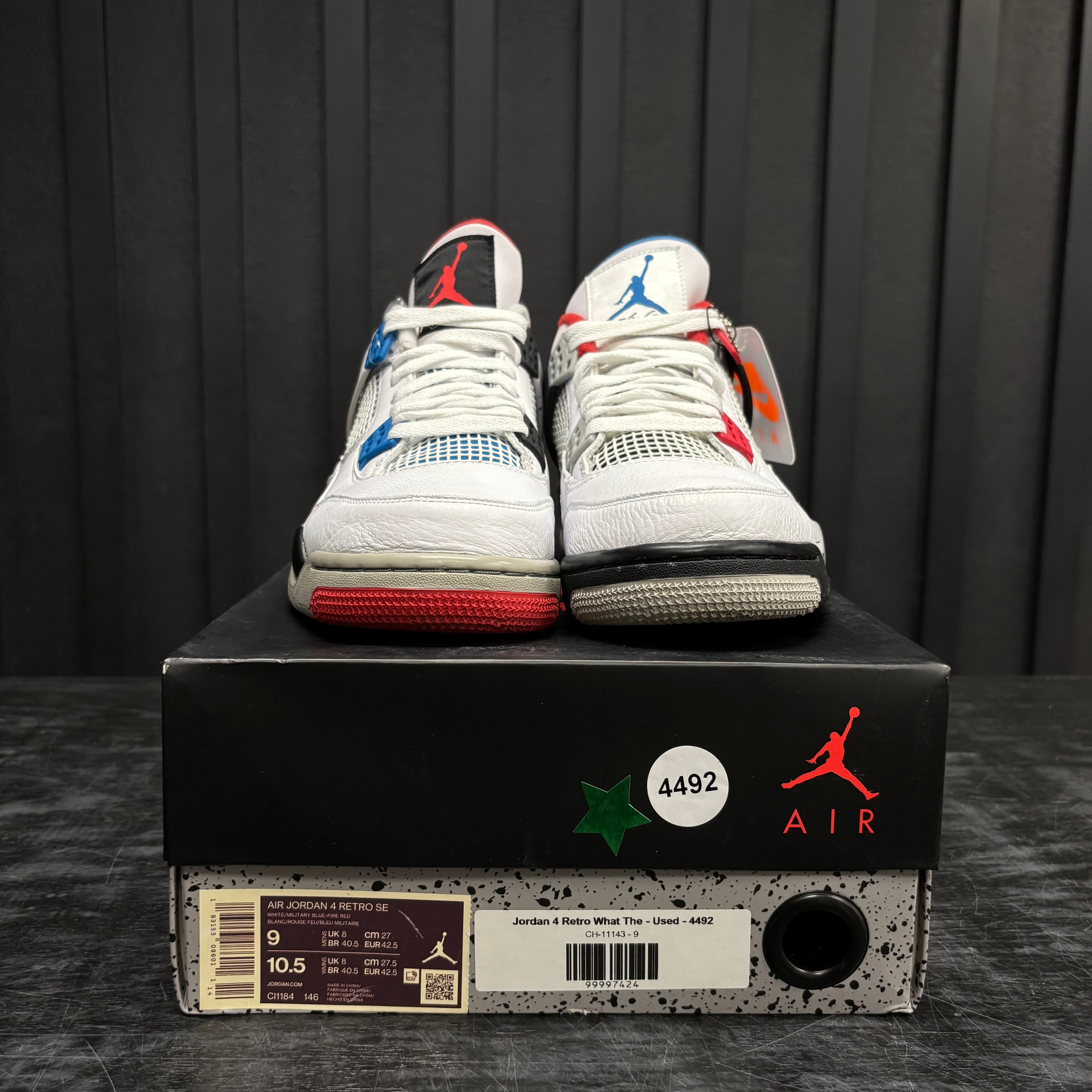 Jordan 4 Retro What The - Used - 4492
