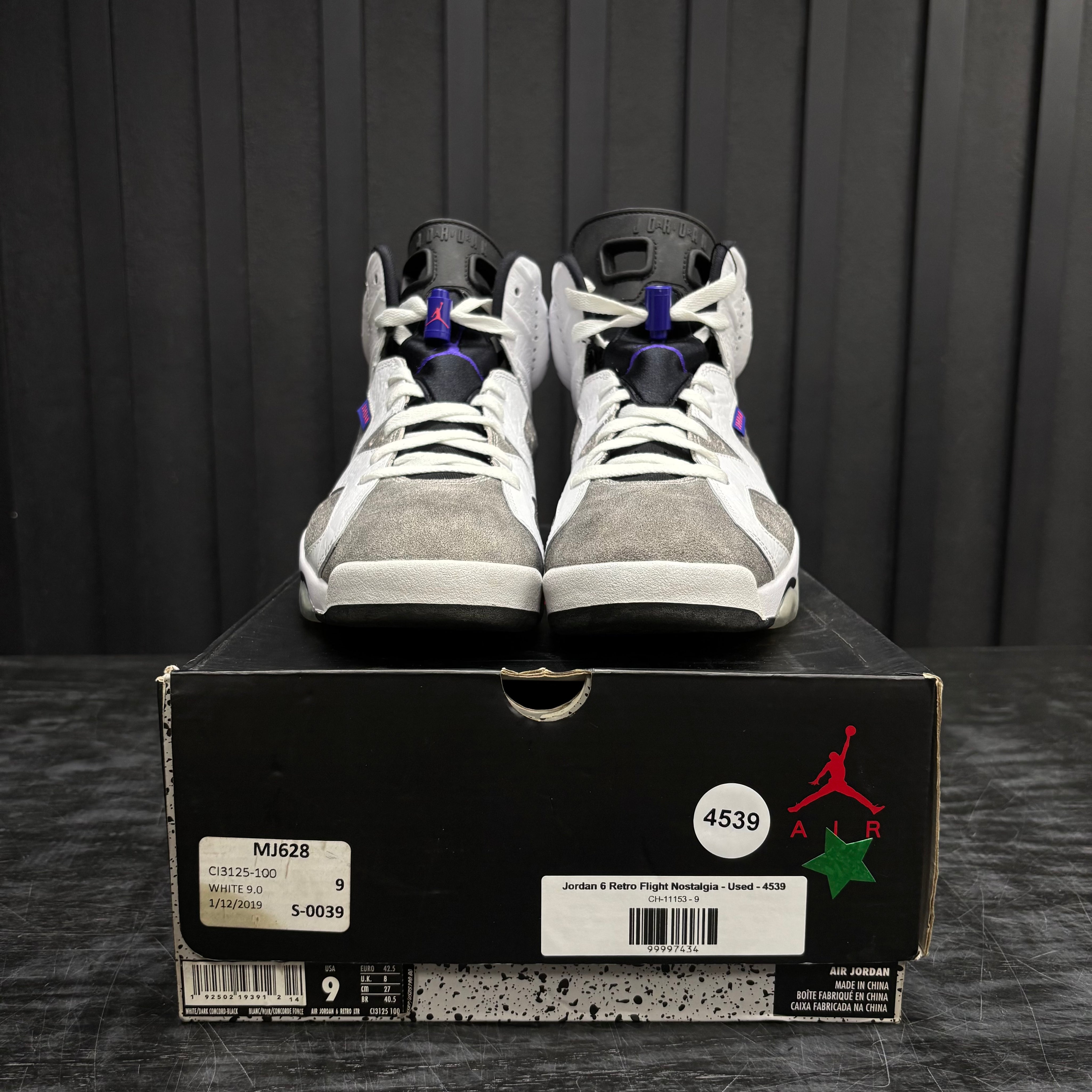 Jordan 6 Retro Flight Nostalgia - Used - 4539
