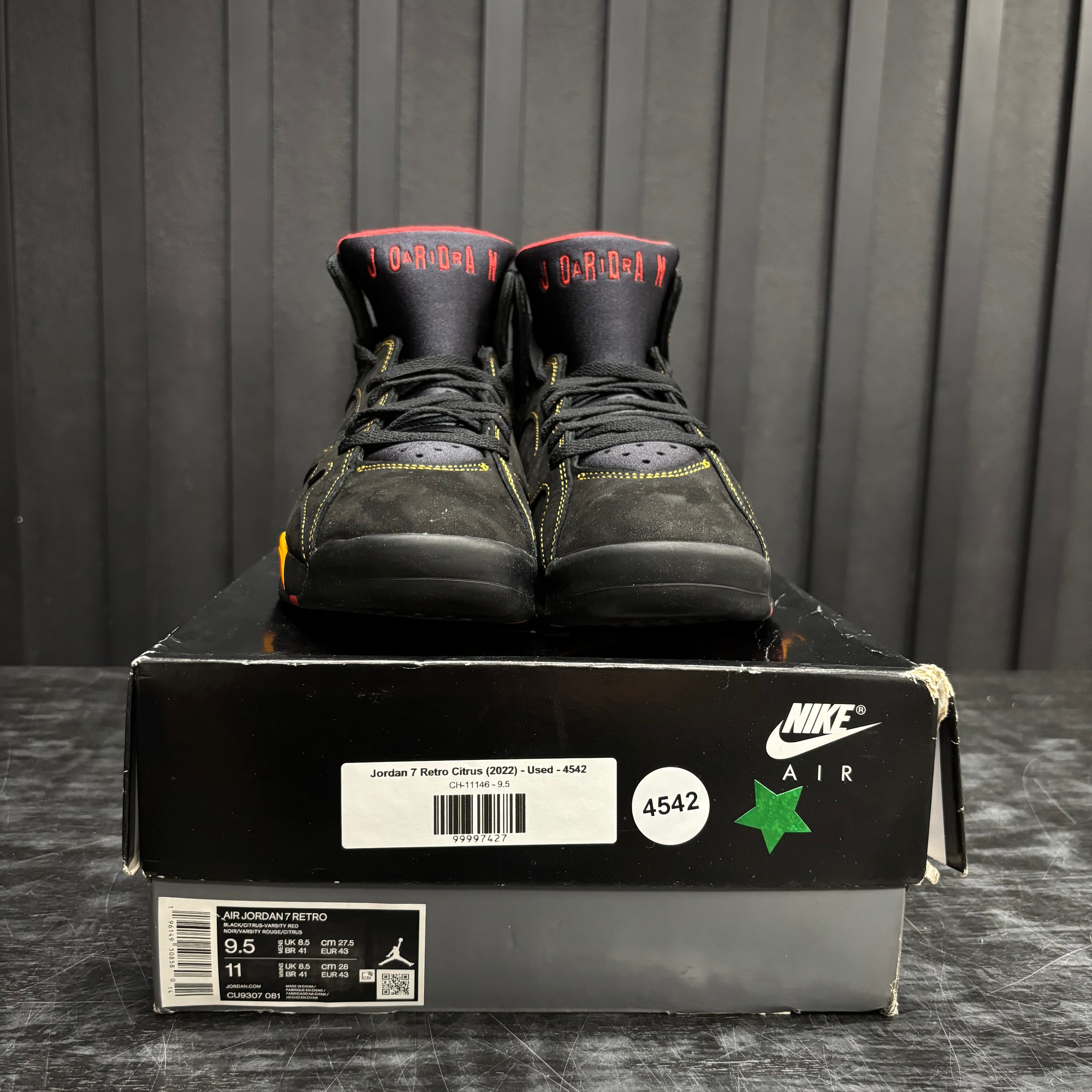 Jordan 7 Retro Citrus (2022) - Used - 4542