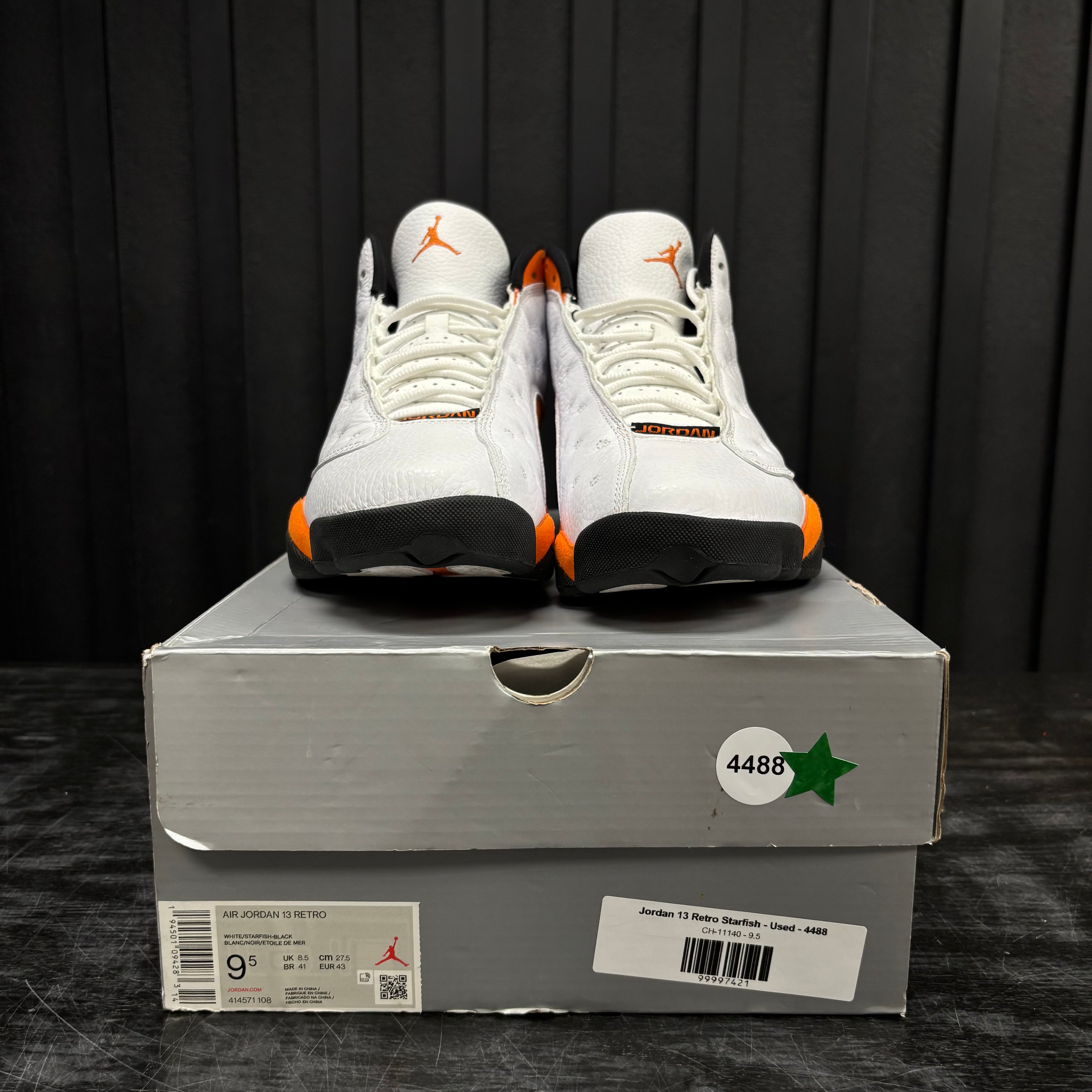 Jordan 13 Retro Starfish - Used - 4488