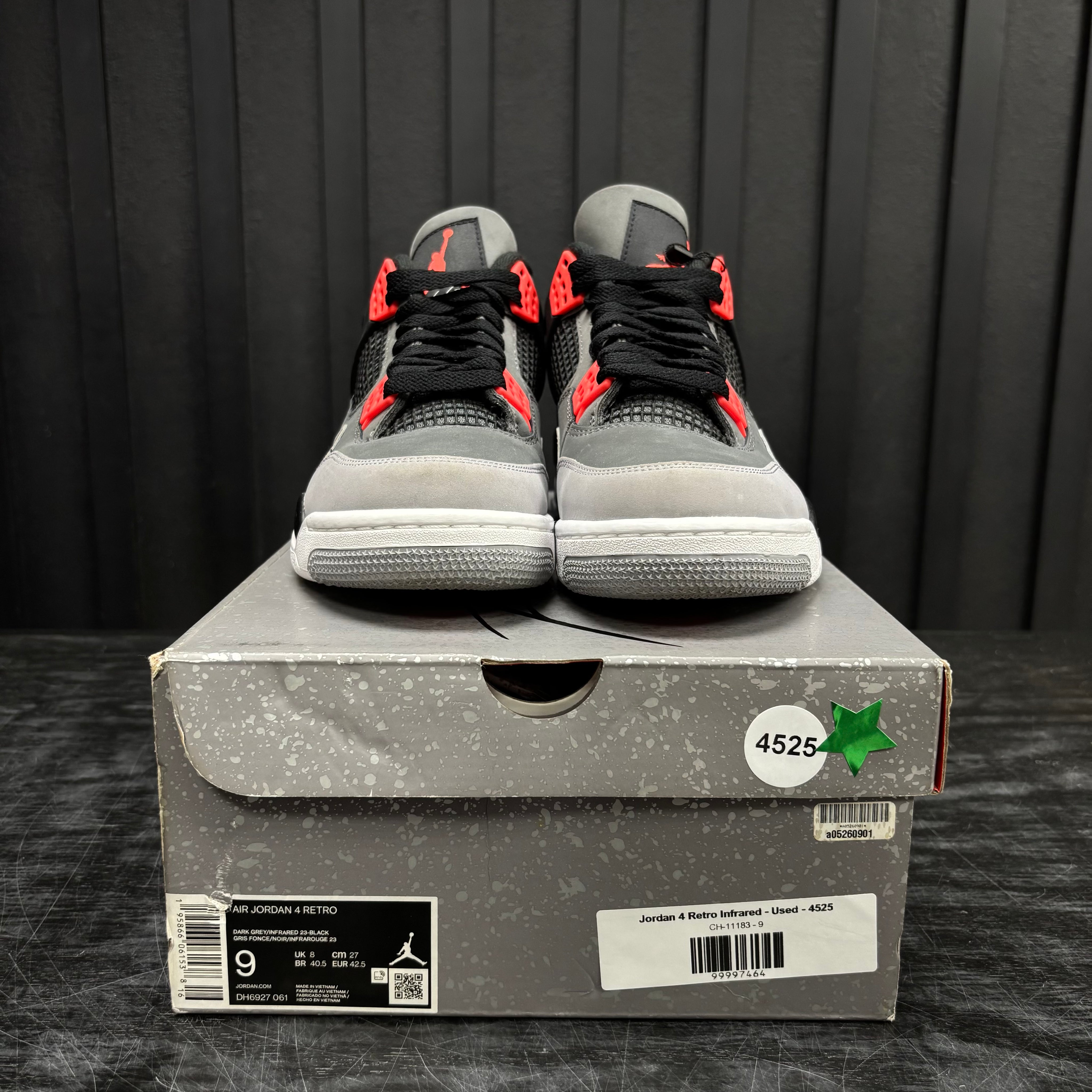 Jordan 4 Retro Infrared - Used - 4525