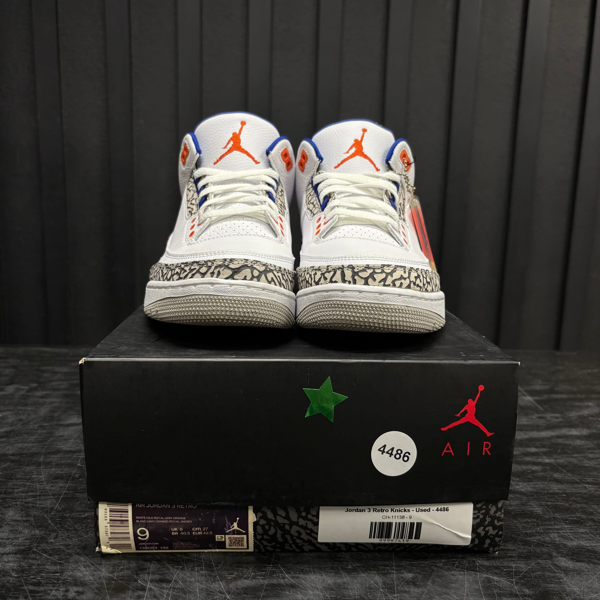 Jordan 3 Retro Knicks - Used - 4486