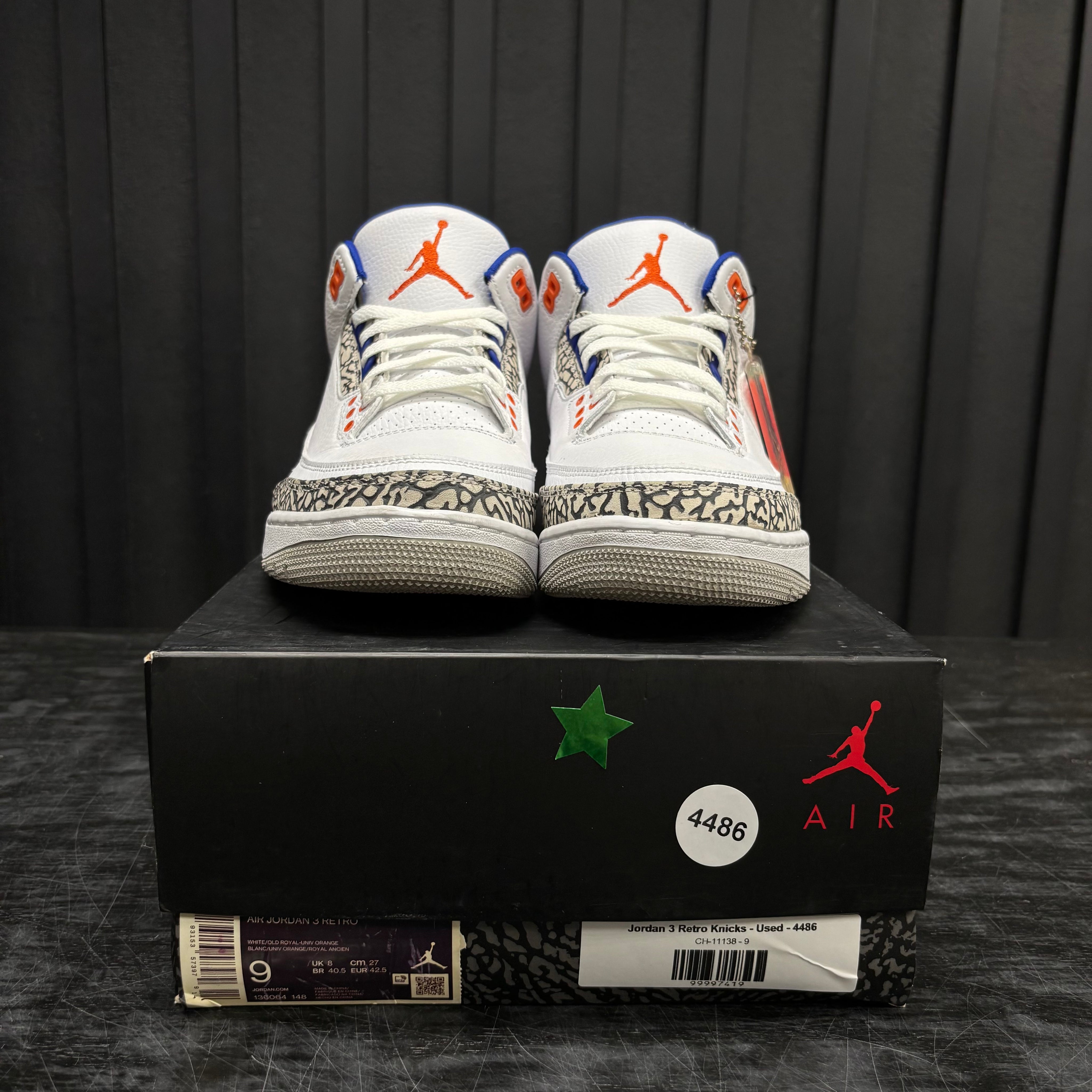 Jordan 3 Retro Knicks - Used - 4486