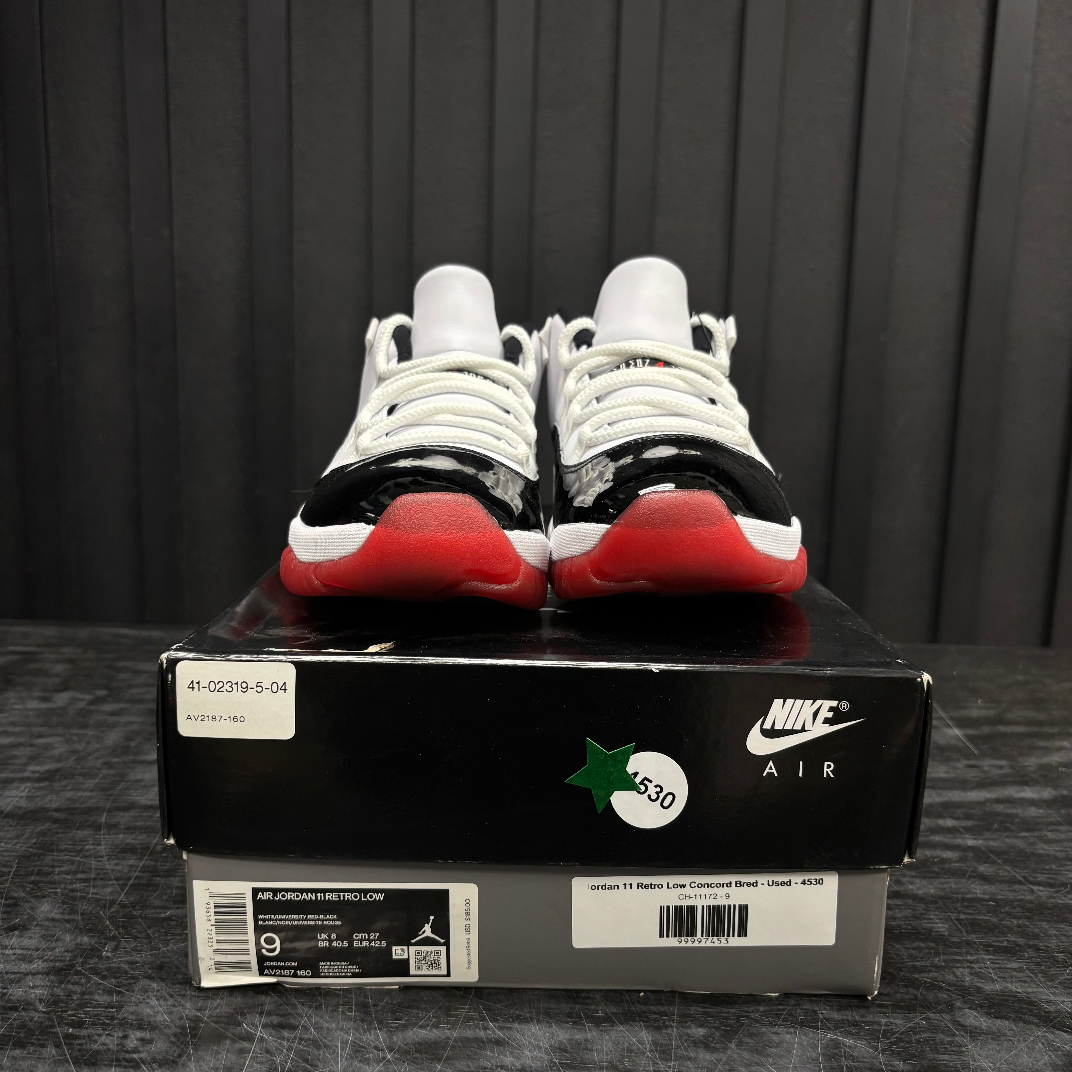 Jordan 11 Retro Low Concord Bred - Used - 4530