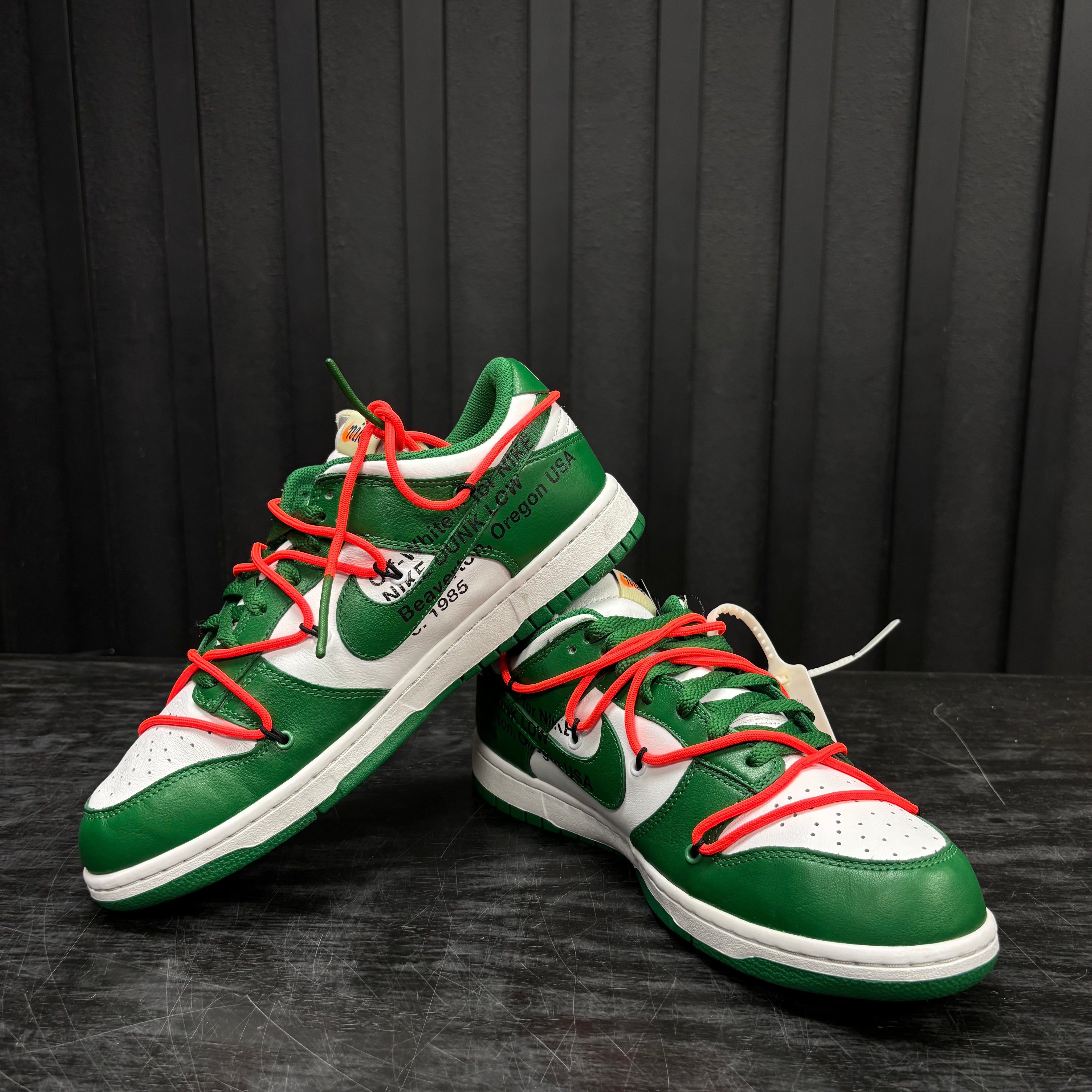 Nike Dunk Low Off-White Pine Green - Used - 4441