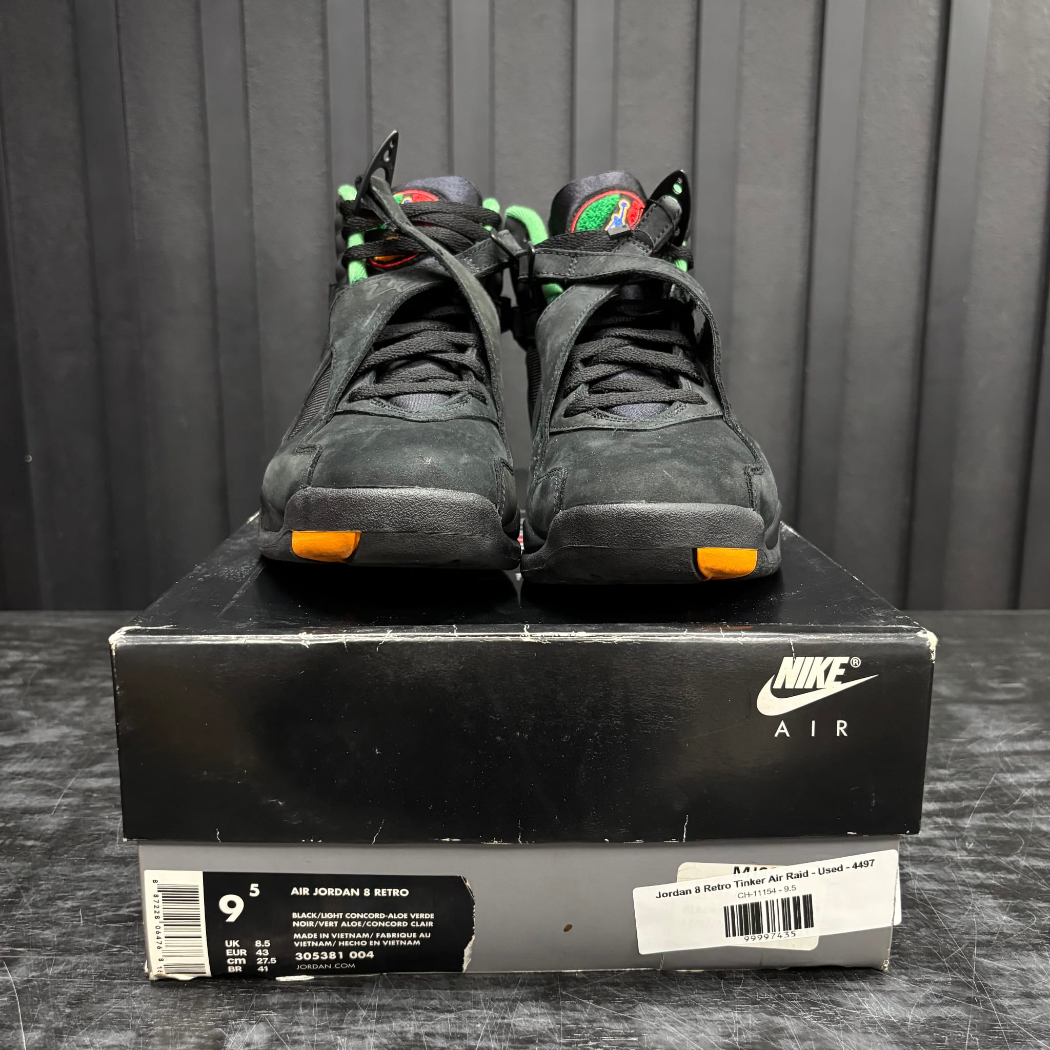 Jordan 8 Retro Tinker Air Raid - Used - 4497