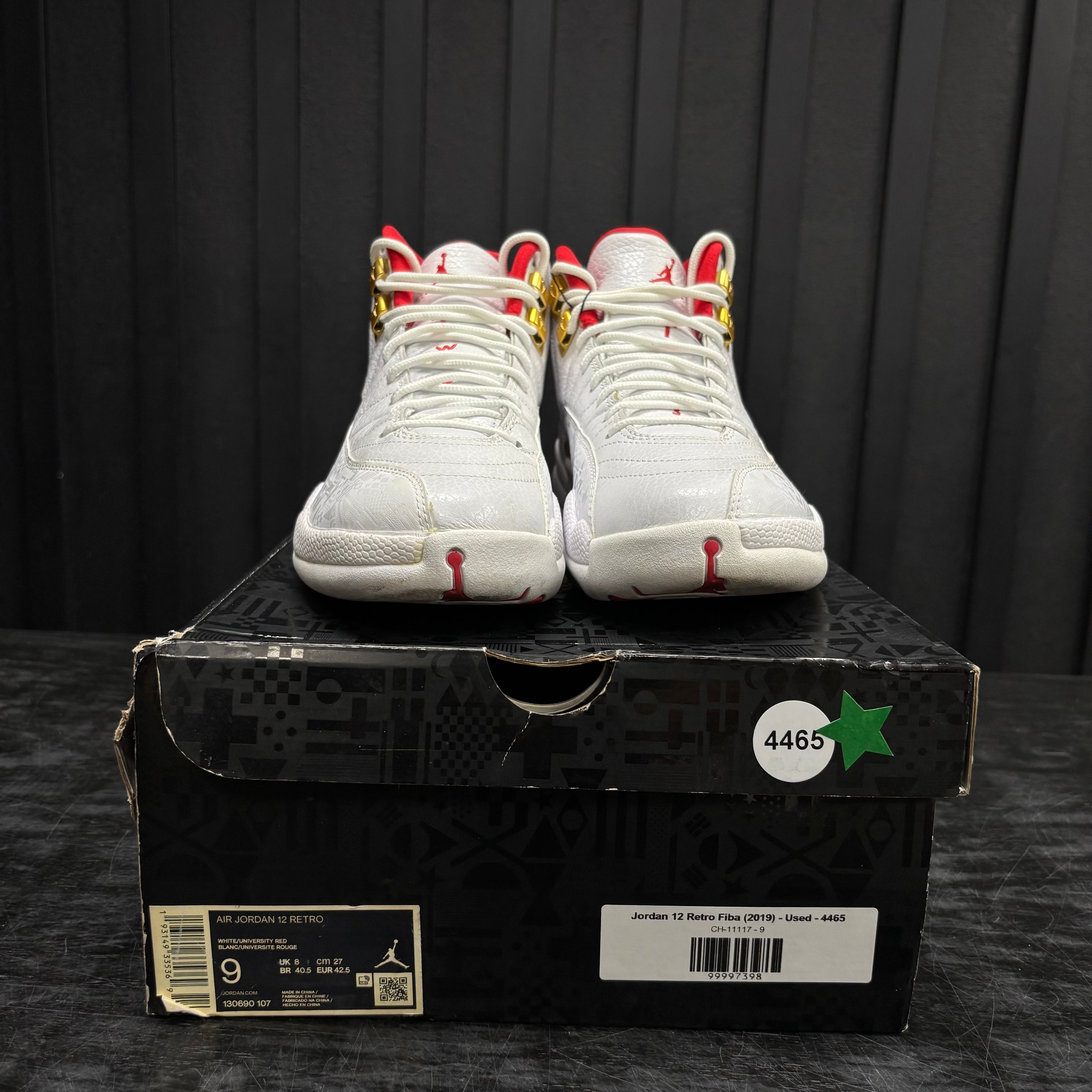 Jordan 12 Retro Fiba (2019) - Used - 4465