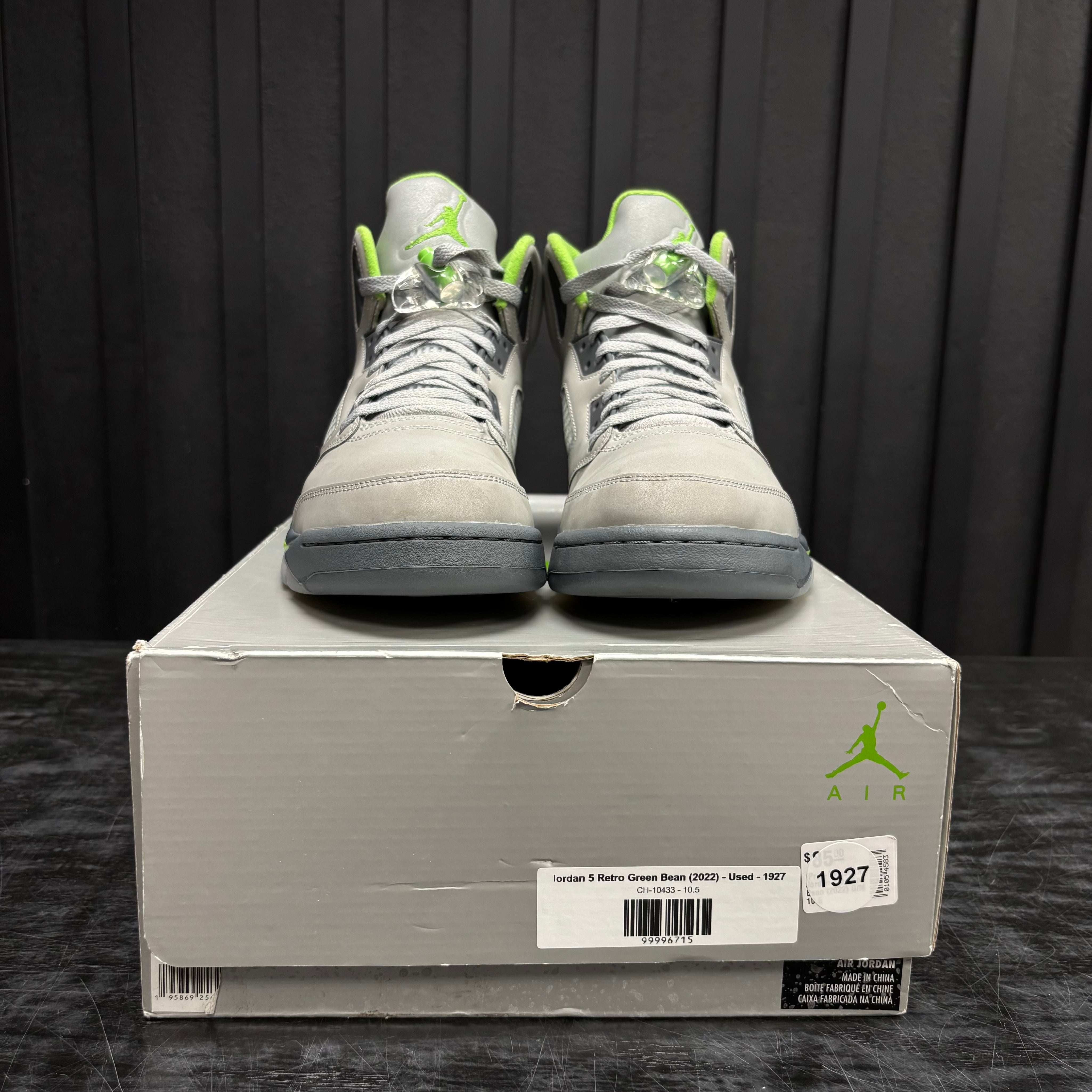 Jordan 5 Retro Green Bean (2022) - Used - 1927