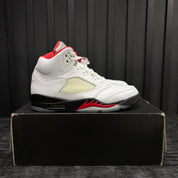 Jordan 5 Retro Fire Red Silver Tongue (2020) - Used - 4489