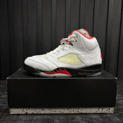 Jordan 5 Retro Fire Red Silver Tongue (2020) - Used - 4489