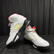 Jordan 5 Retro Fire Red Silver Tongue (2020) - Used - 4489
