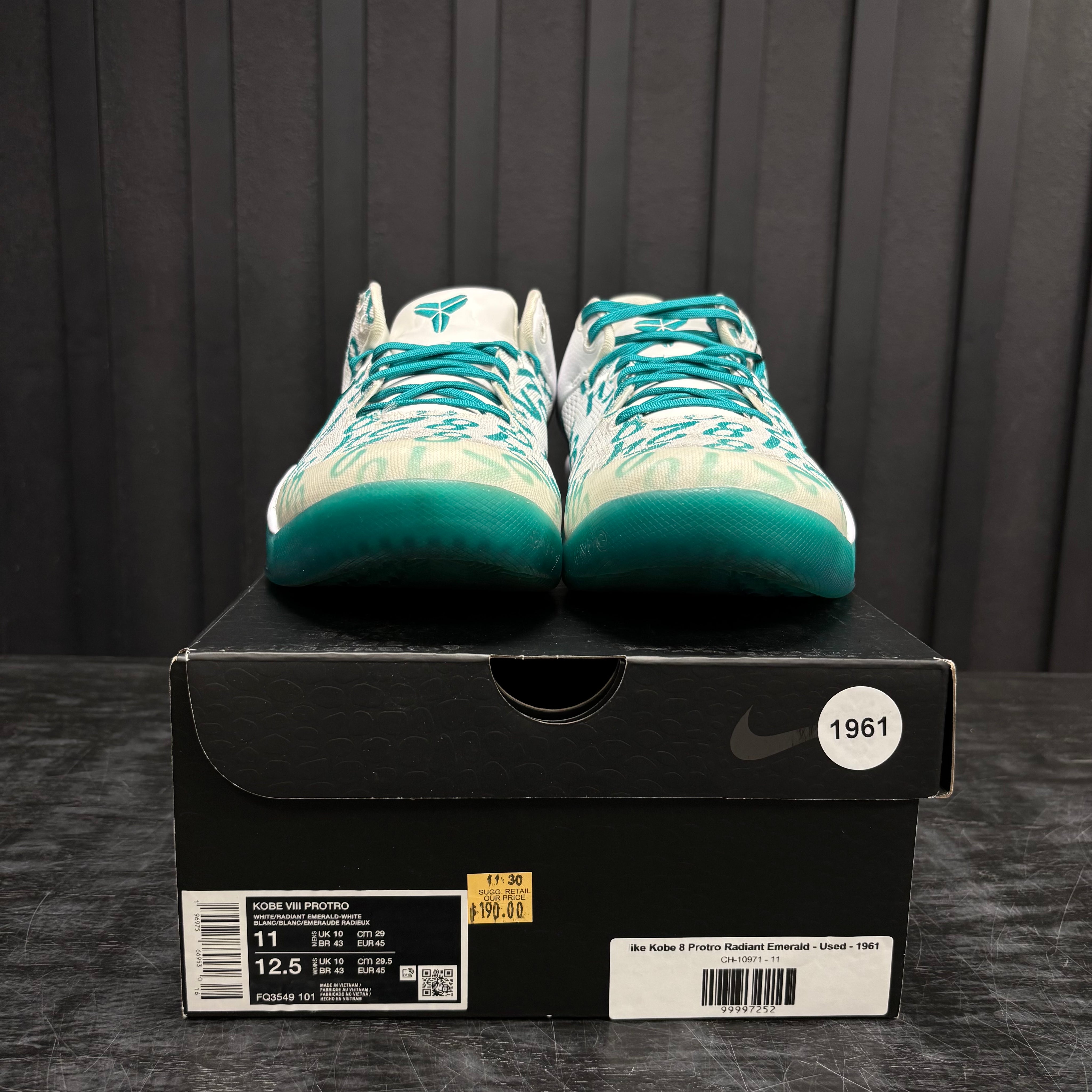 Nike Kobe 8 Protro Radiant Emerald - Used - 1961