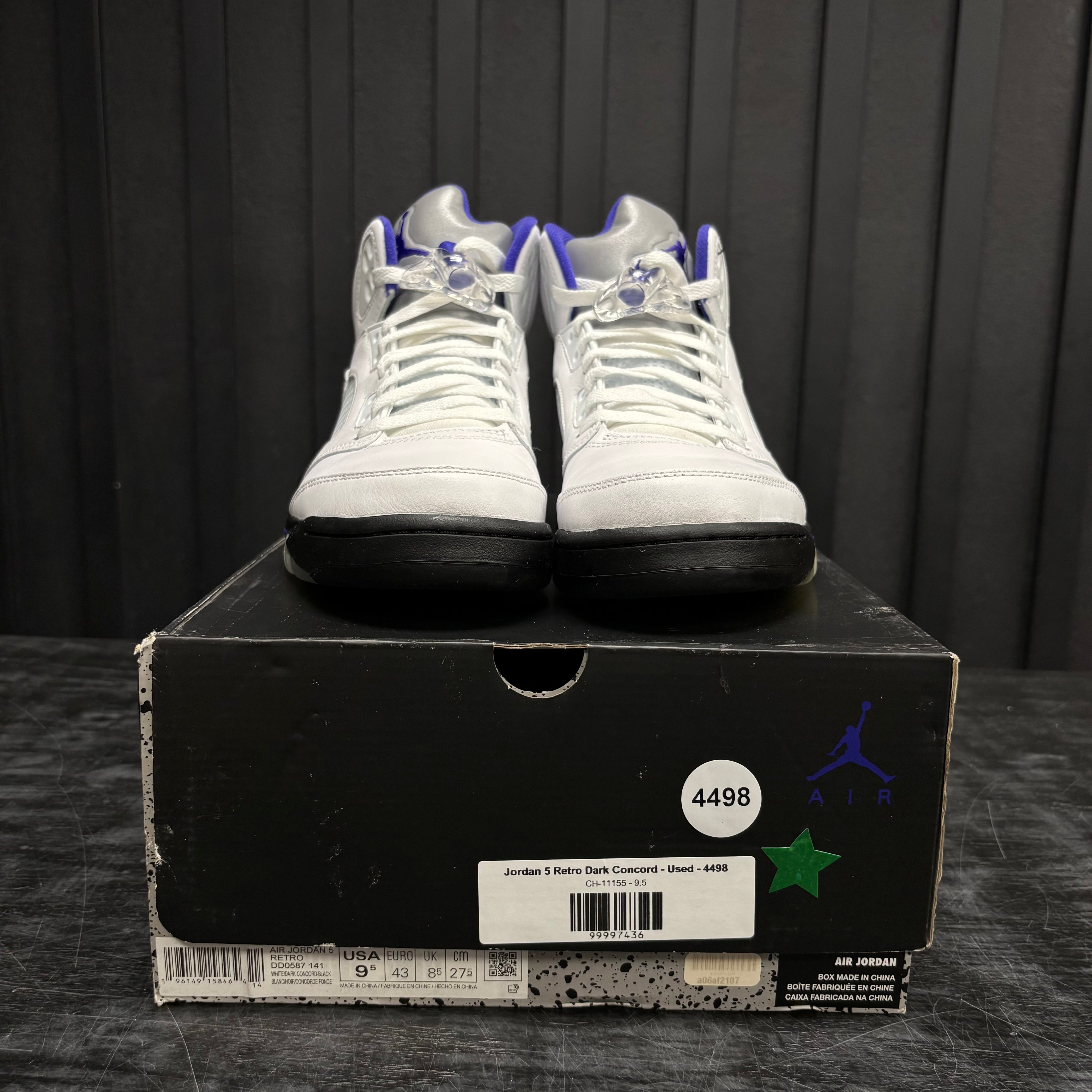 Jordan 5 Retro Dark Concord - Used - 4498