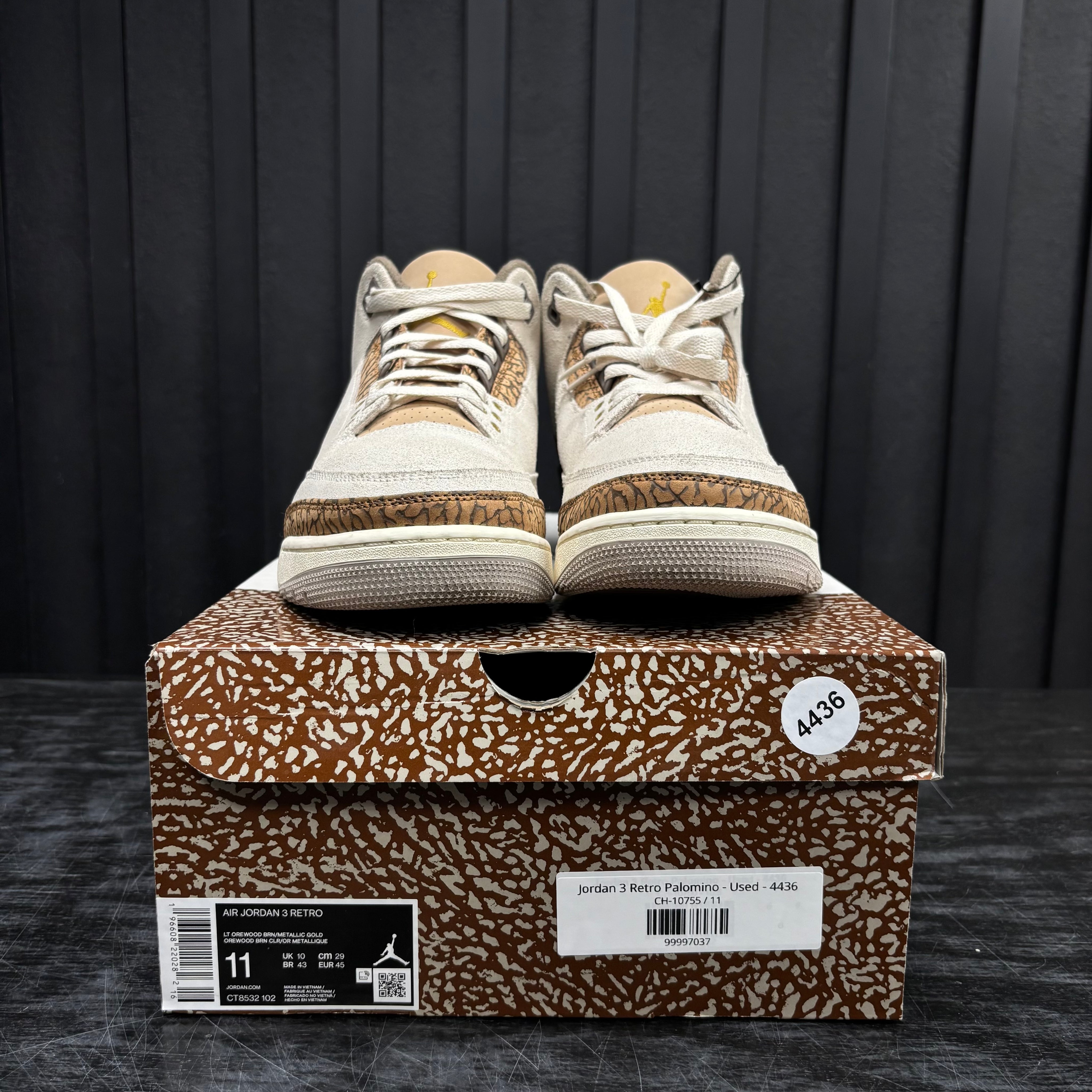 Jordan 3 Retro Palomino - Used - 4436