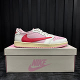 Jordan 1 Retro Low OG SP Travis Scott Sail Tropical Pink - Used - 3898