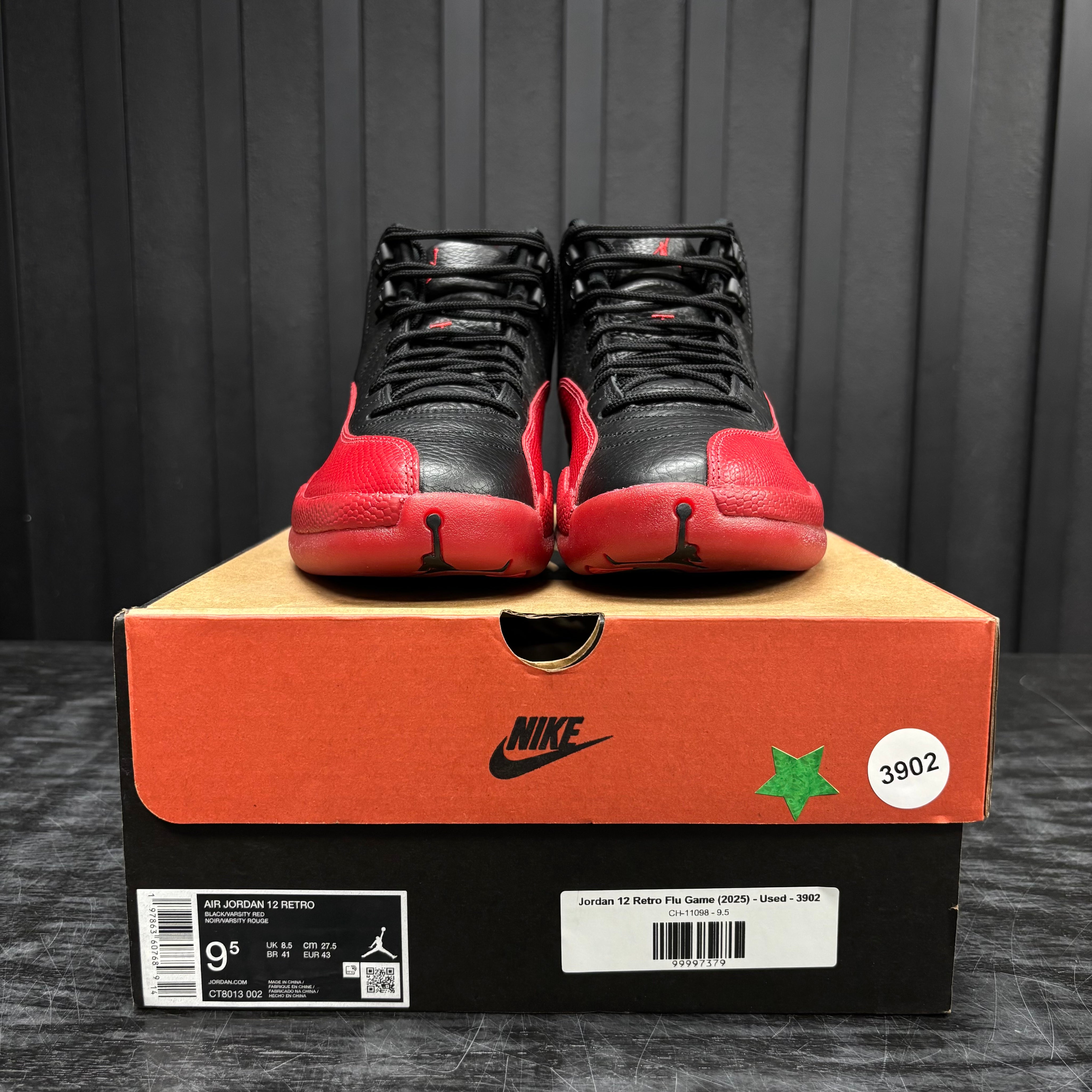 Jordan 12 Retro Flu Game (2025) - Used - 3902