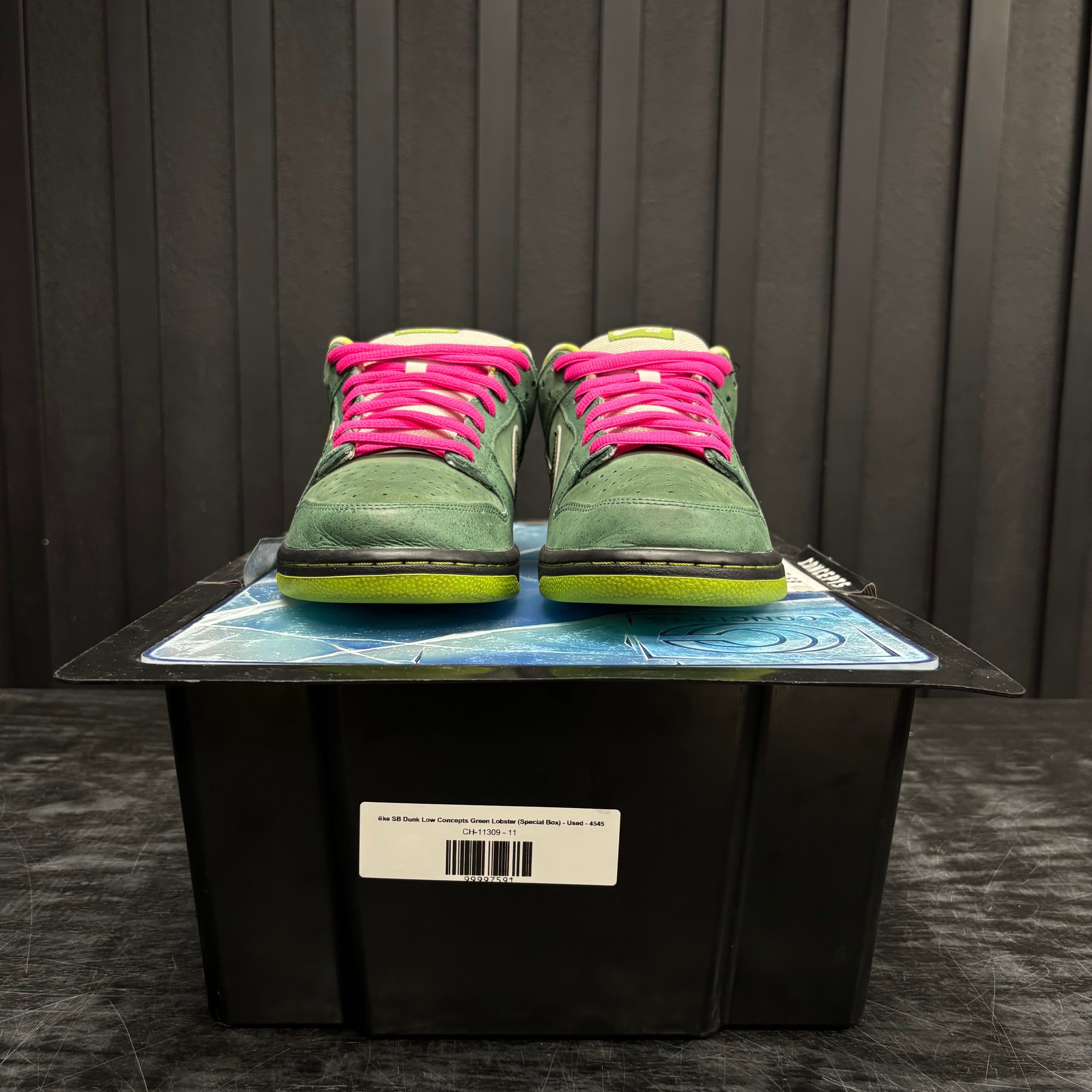 Nike SB Dunk Low Concepts Green Lobster (Special Box) - Used - 4545