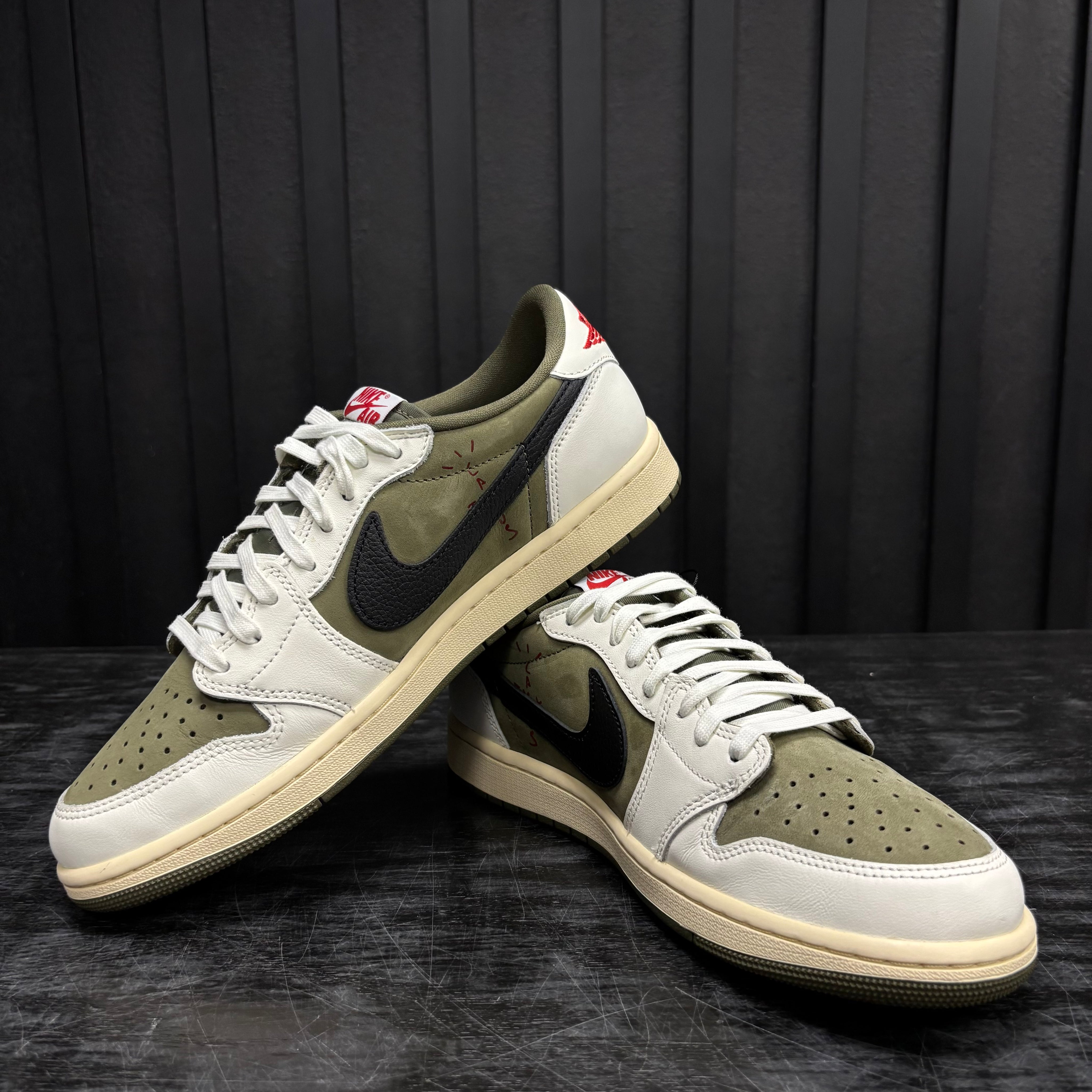 Jordan 1 Retro Low OG SP Travis Scott Medium Olive - Used - 3914