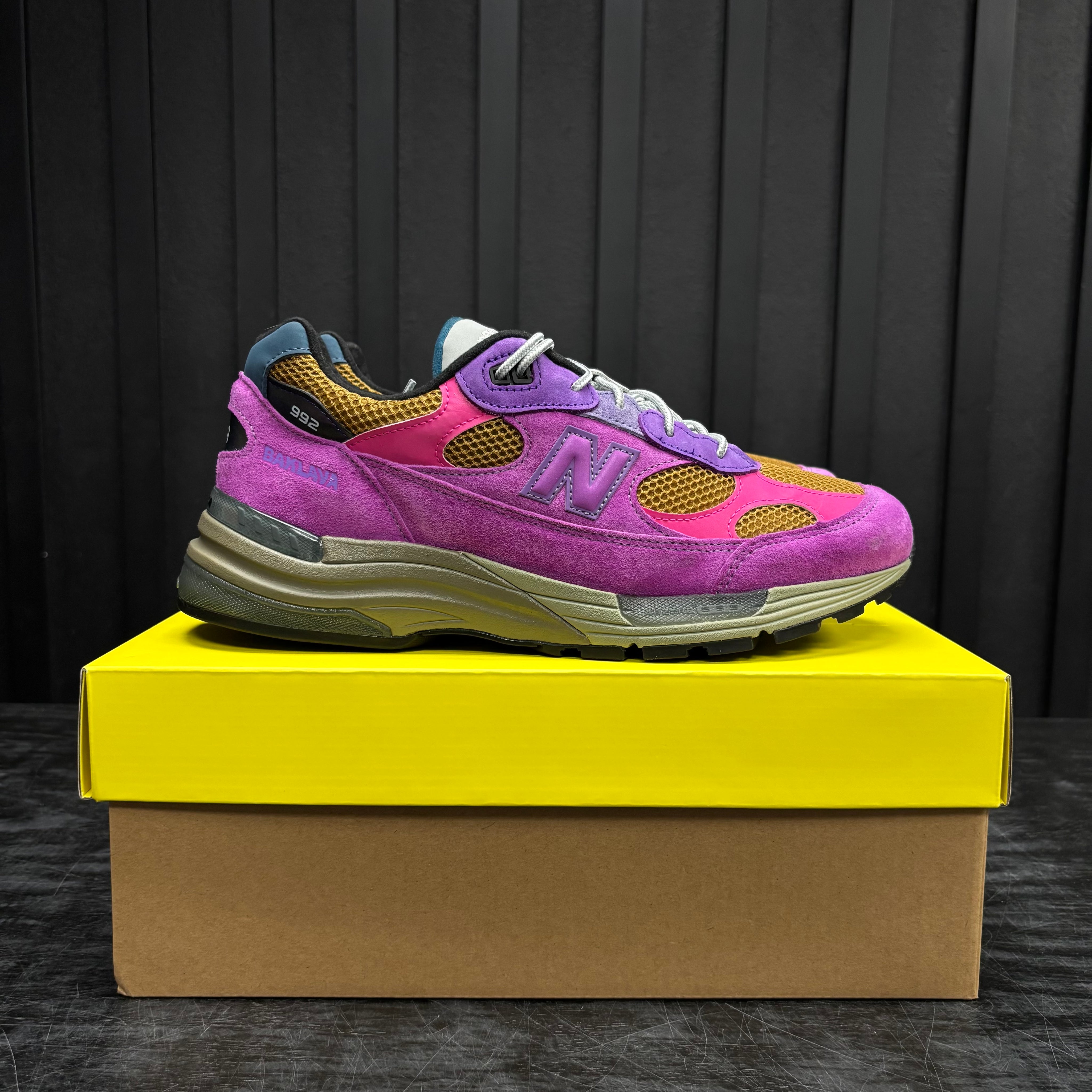 New Balance 992 MiUSA Action Bronson Digitalis Purpurea - Used - 1971
