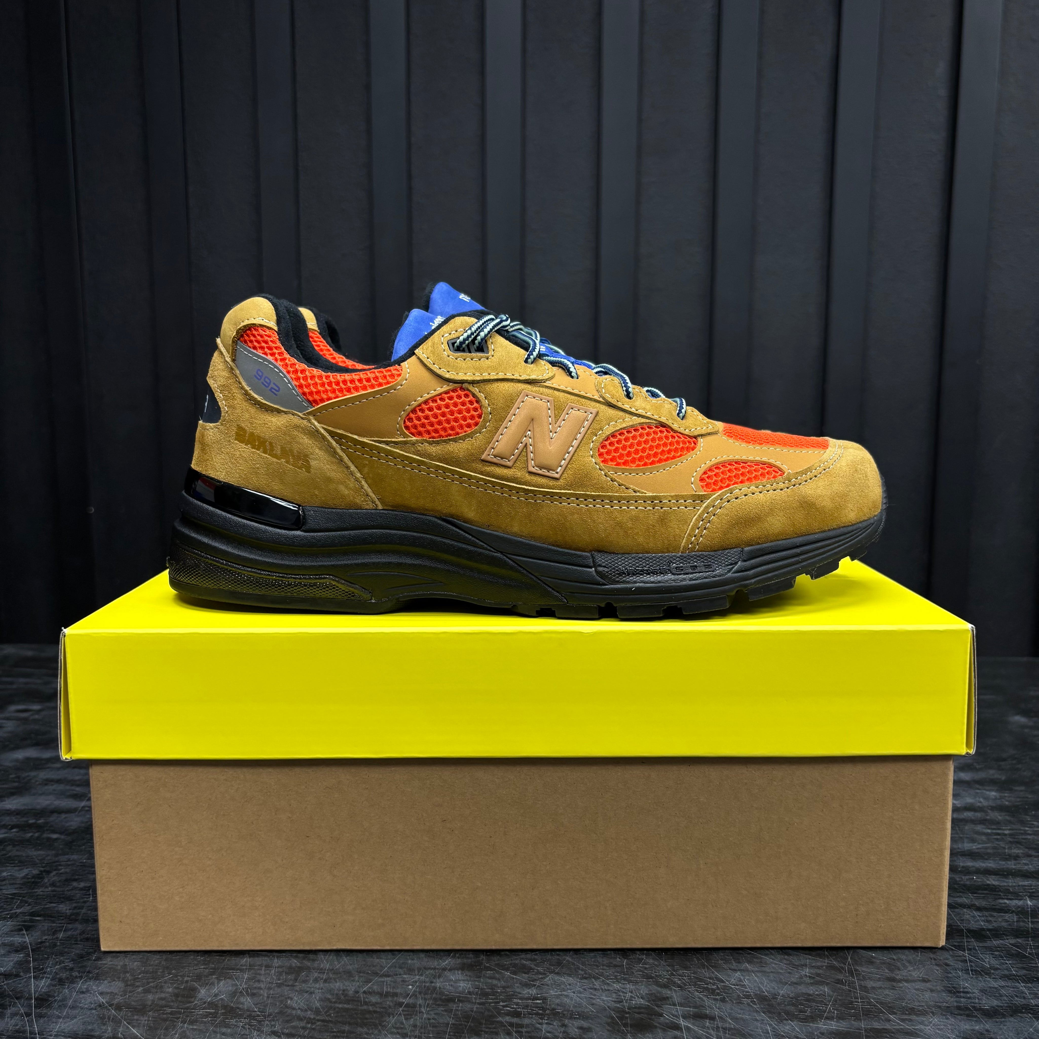 New Balance 992 MiUSA Action Bronson Tiger Eye - Used - 1973