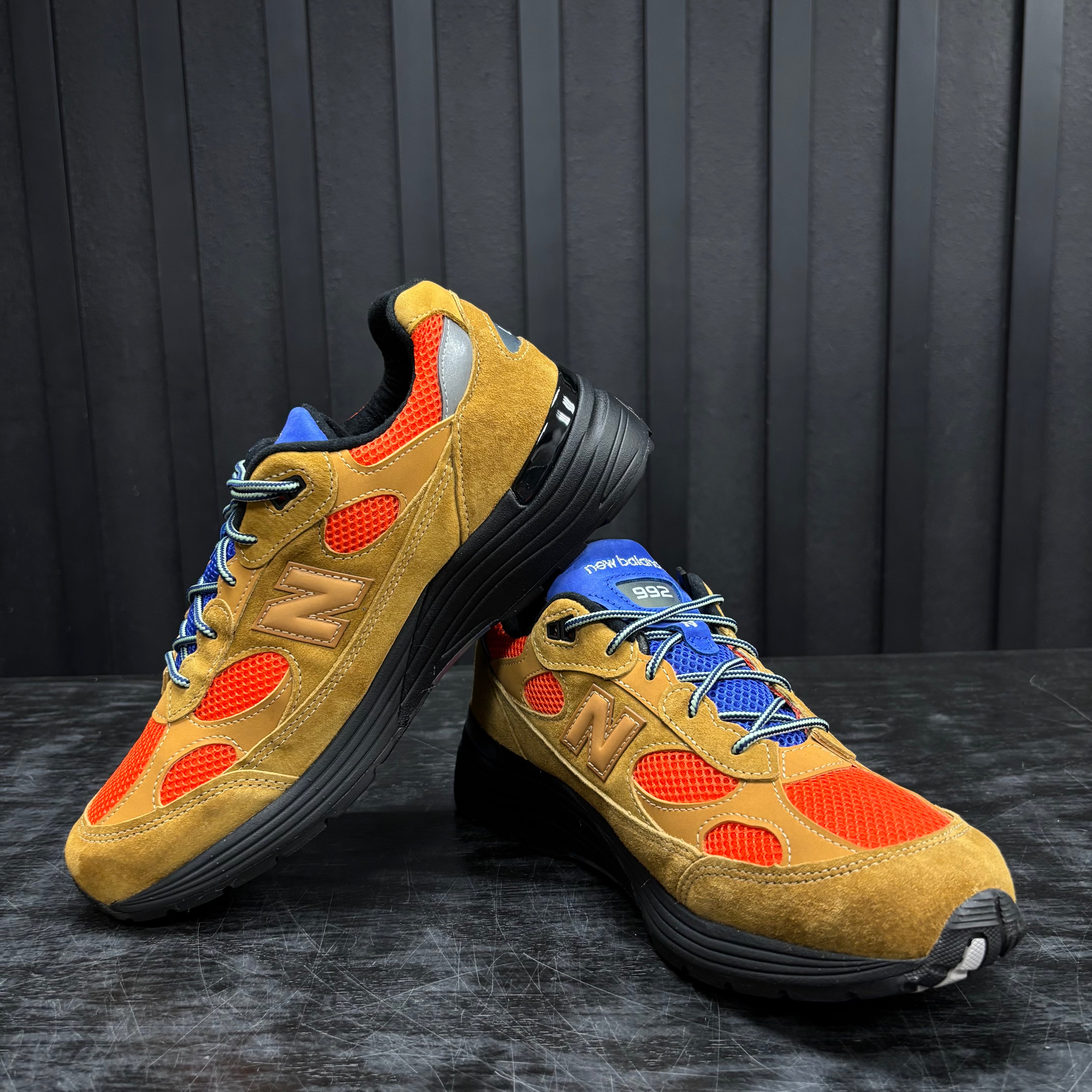 New Balance 992 MiUSA Action Bronson Tiger Eye - Used - 1973