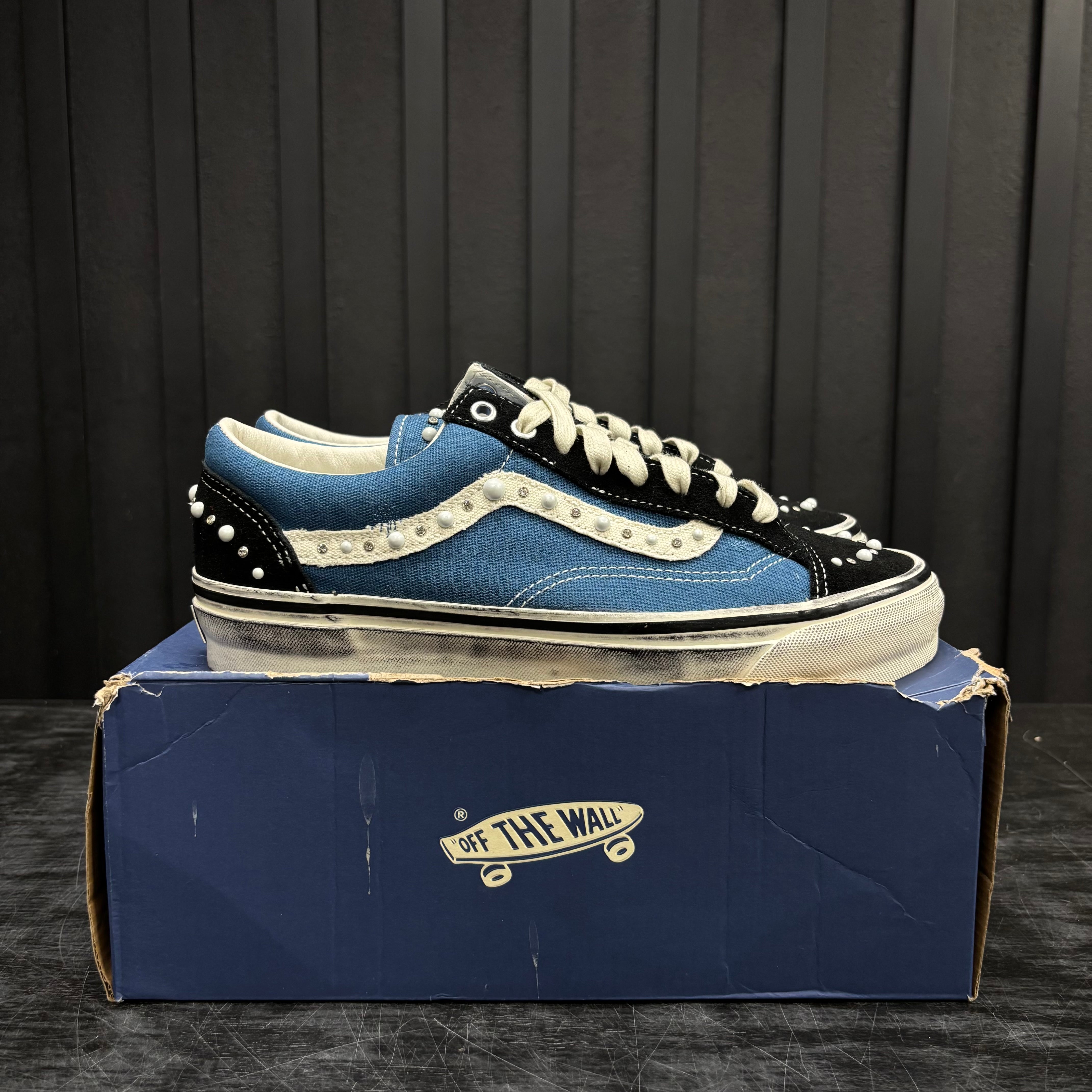 Vans LX Old Skool 36 Pearlized Pack Black Navy - Used - 3921