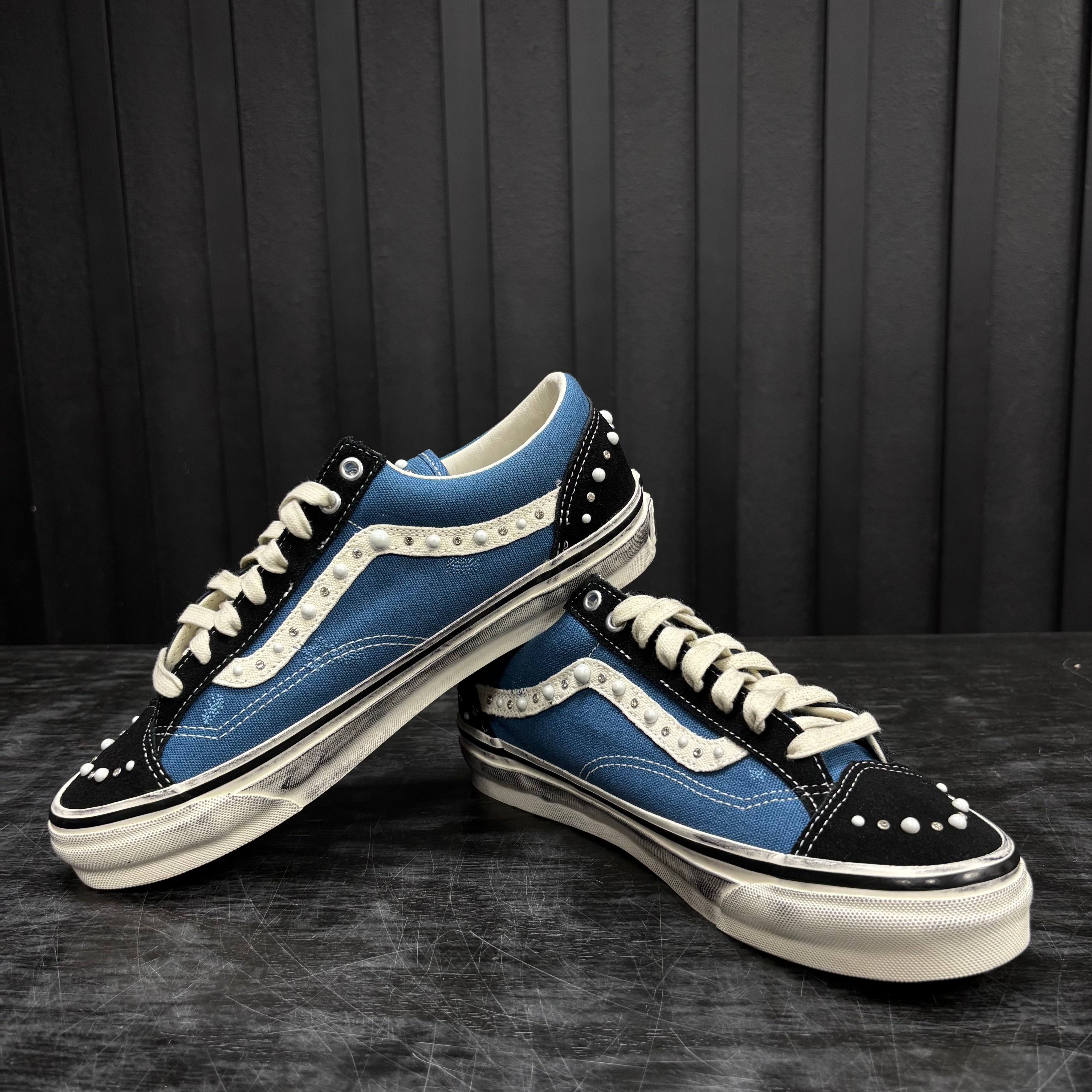 Vans LX Old Skool 36 Pearlized Pack Black Navy - Used - 3921