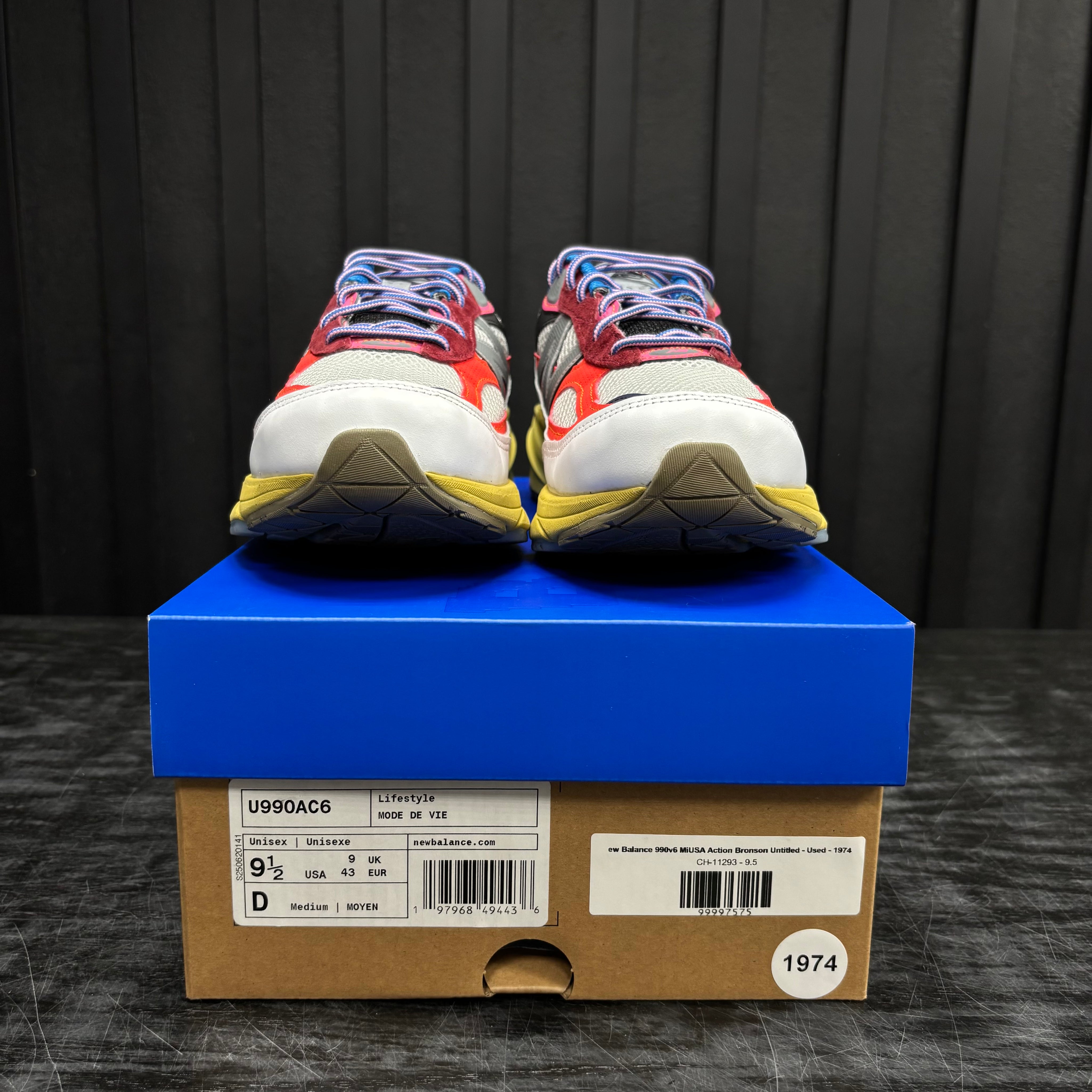 New Balance 990v6 MiUSA Action Bronson Untitled - Used - 1974