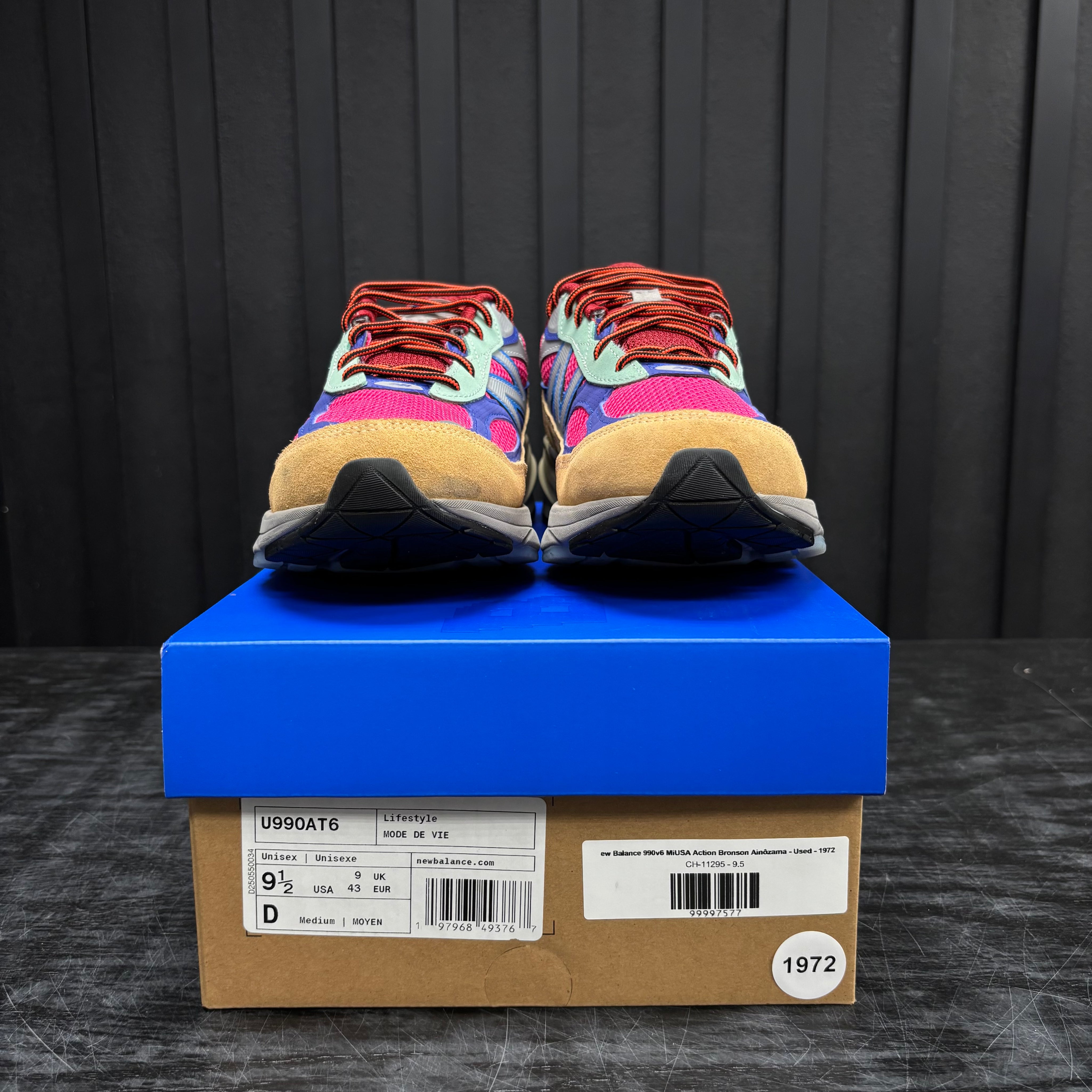 New Balance 990v6 MiUSA Action Bronson Ainôzama - Used - 1972