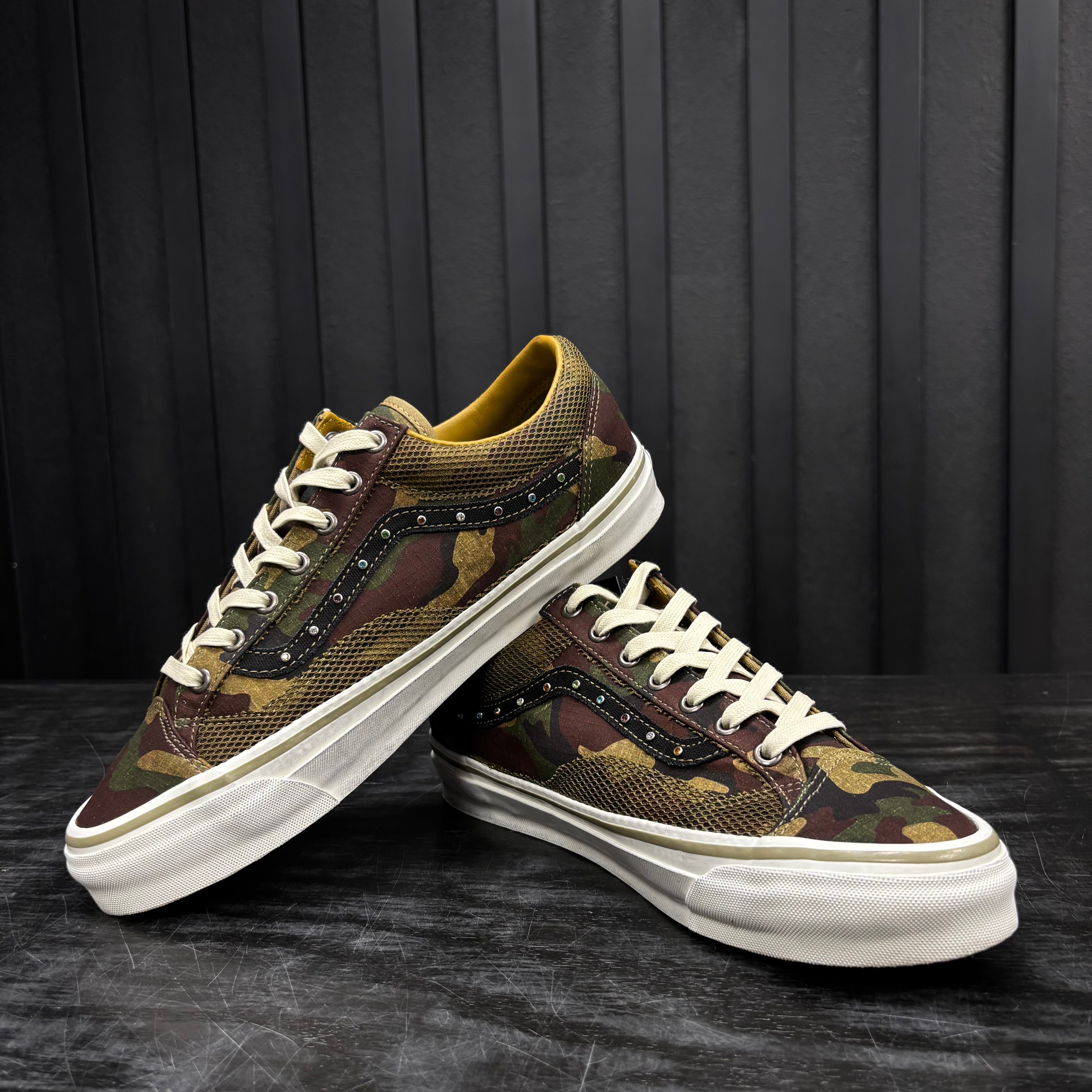 Vans Premium Old Skool 36 Woodland Camo Green - Used - 3957
