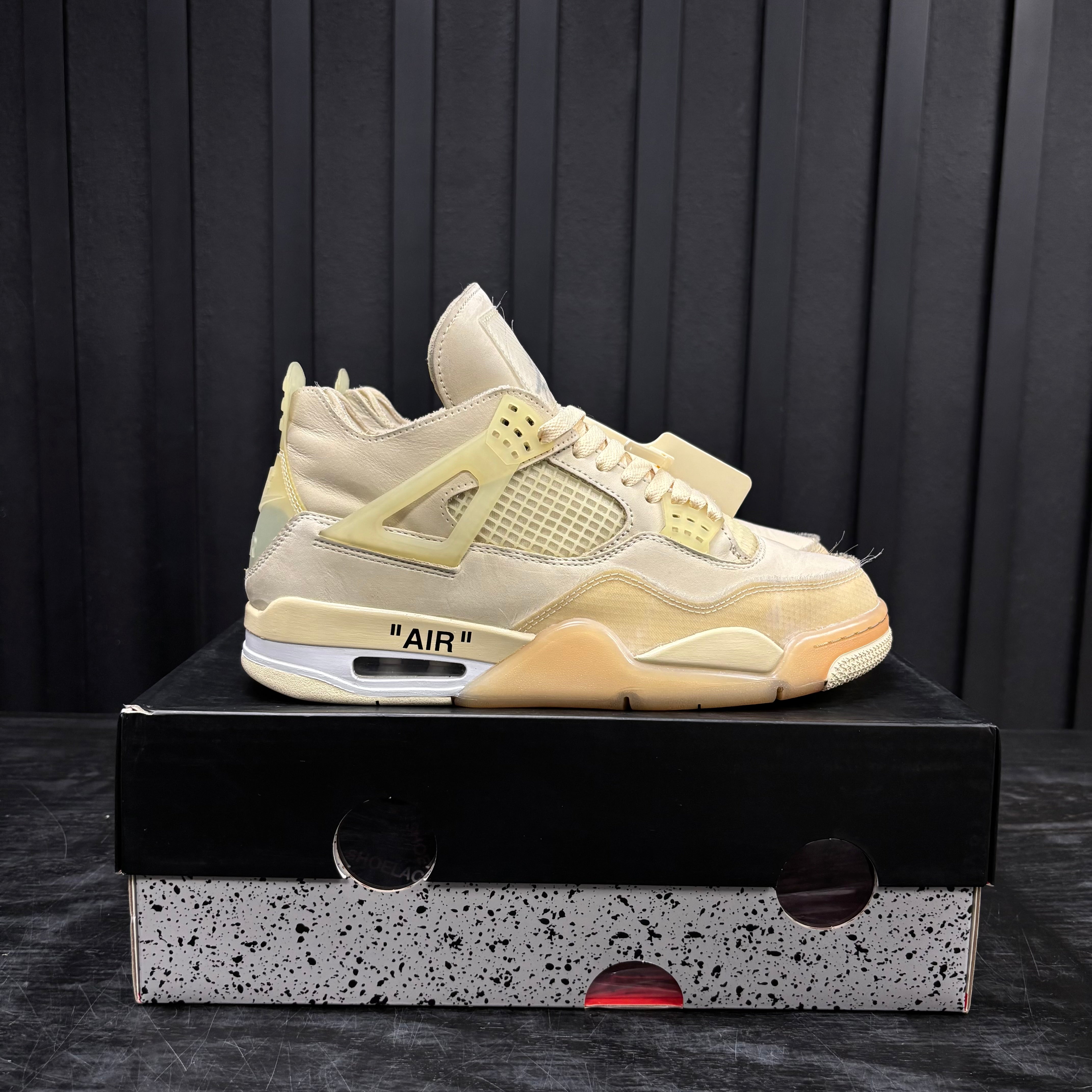 Jordan 4 Retro Off-White Sail (Women's) - Used - 1983