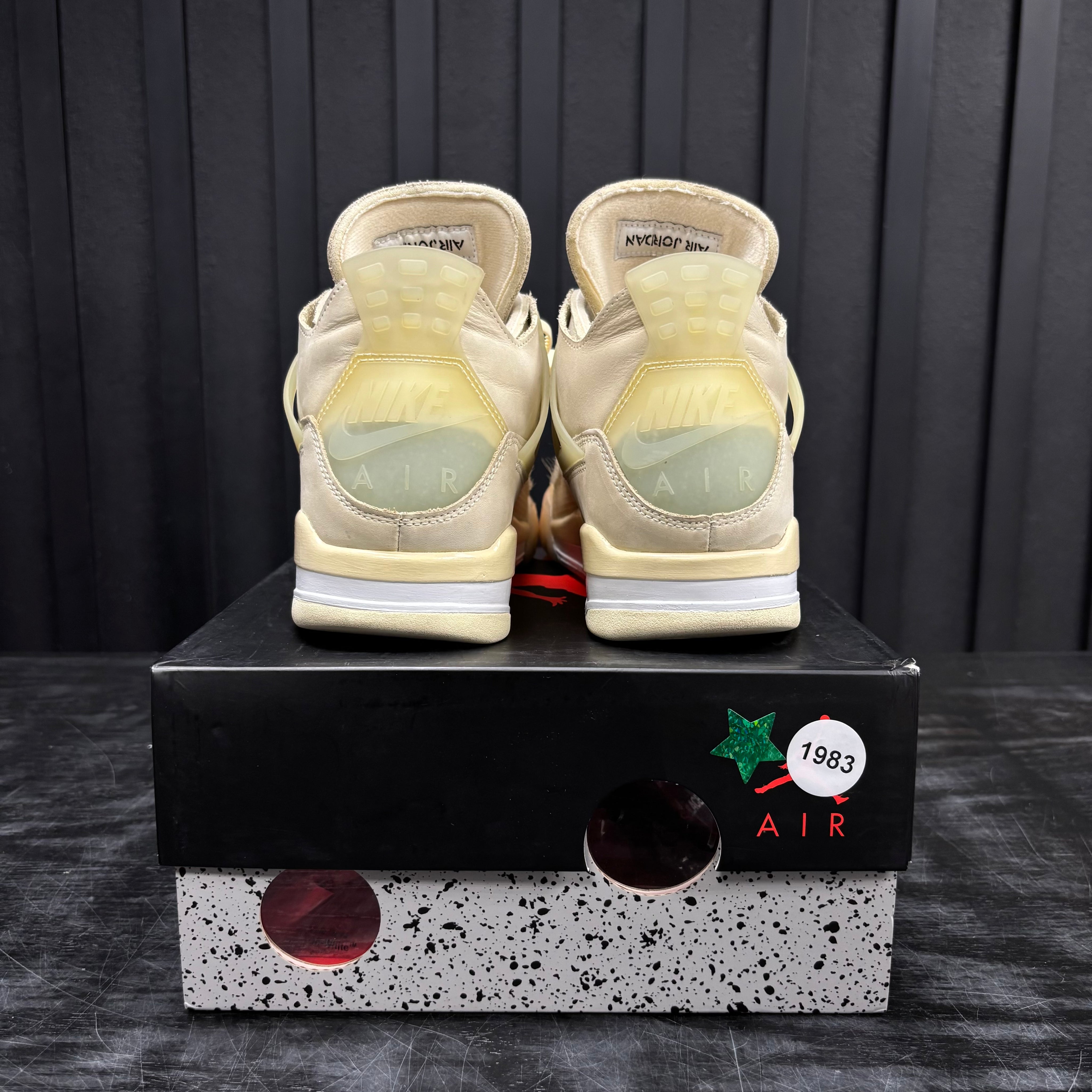 Jordan 4 Retro Off-White Sail (Women's) - Used - 1983