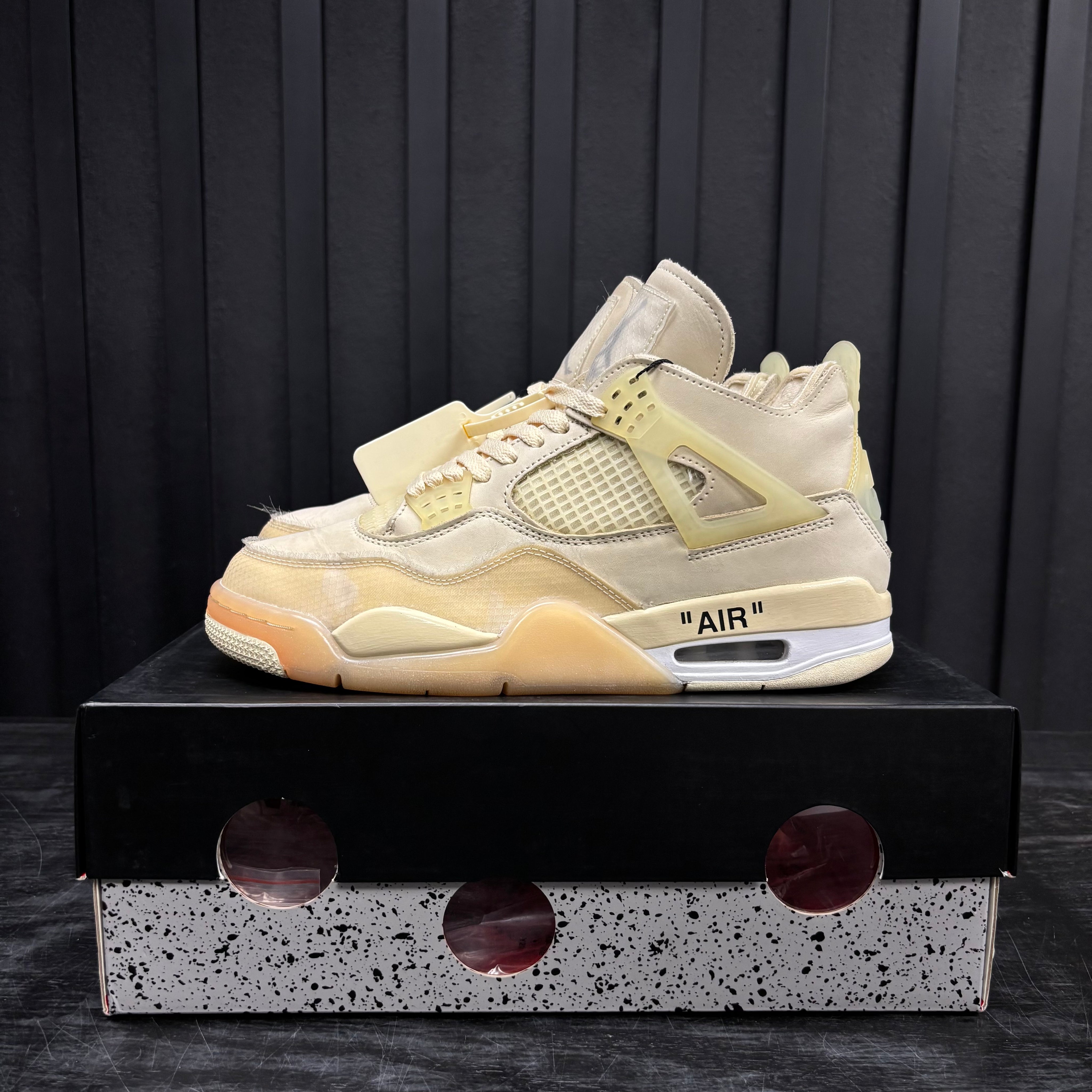Jordan 4 Retro Off-White Sail (Women's) - Used - 1983