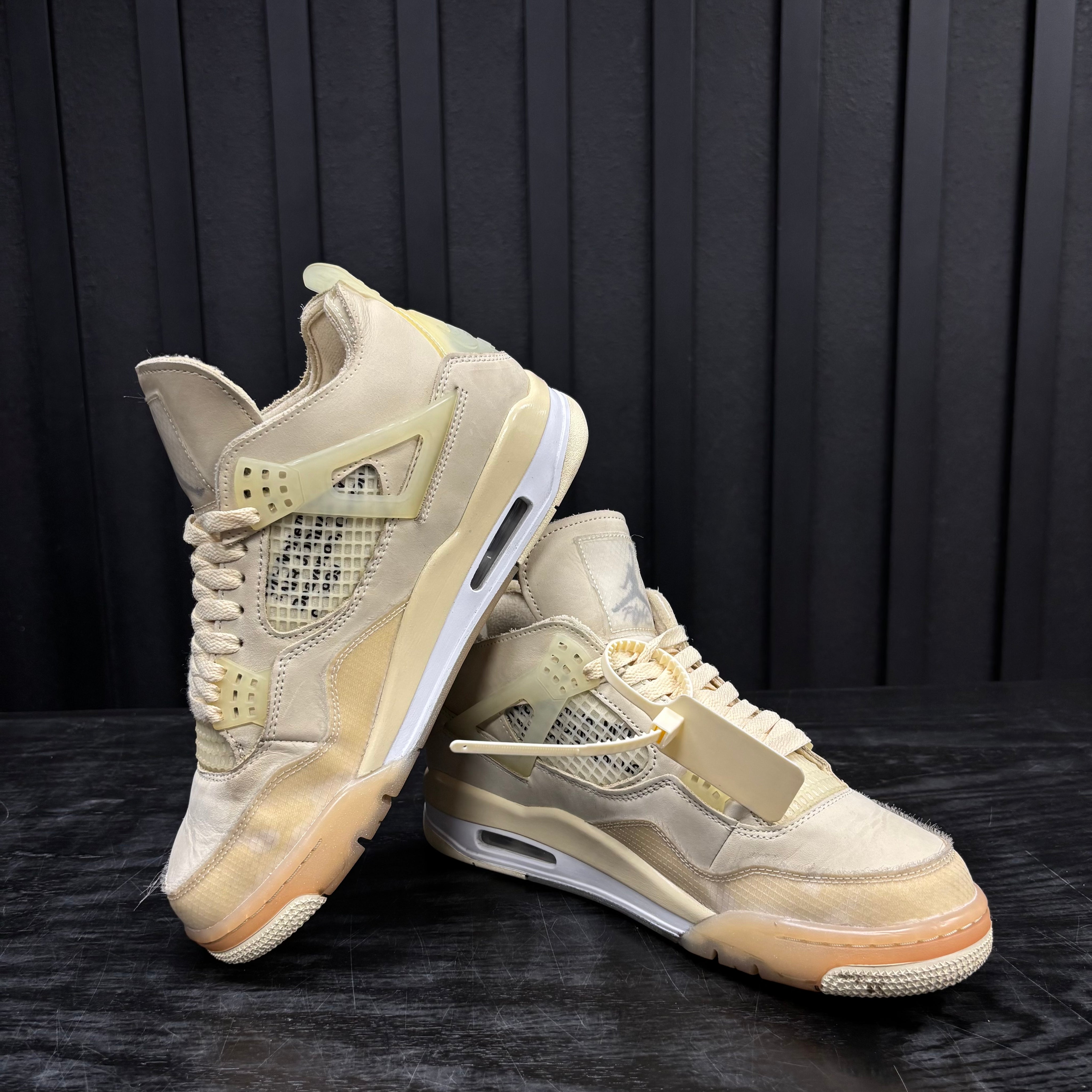 Jordan 4 Retro Off-White Sail (Women's) - Used - 1983