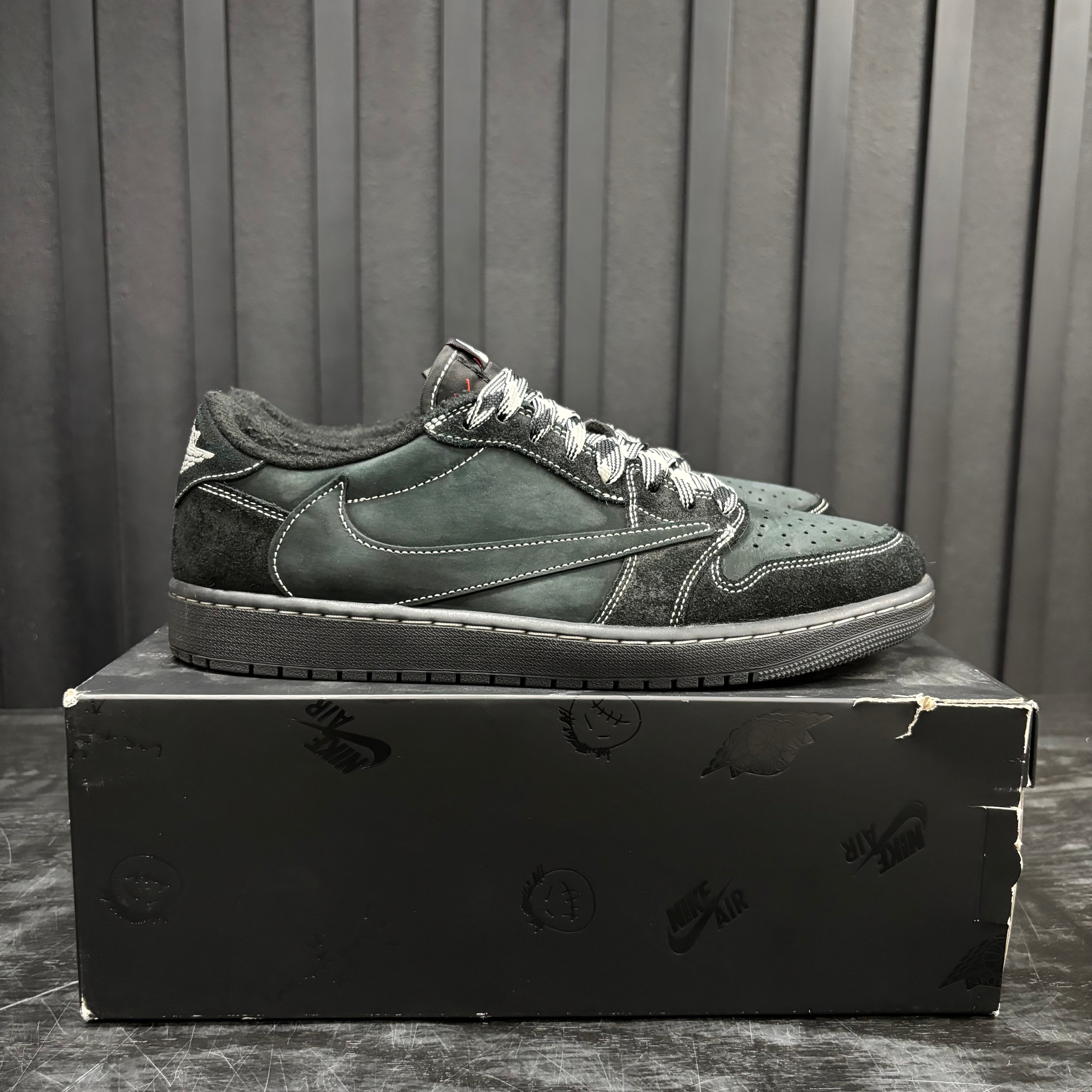 Jordan 1 Retro Low OG SP Travis Scott Black Phantom - Used - 3948