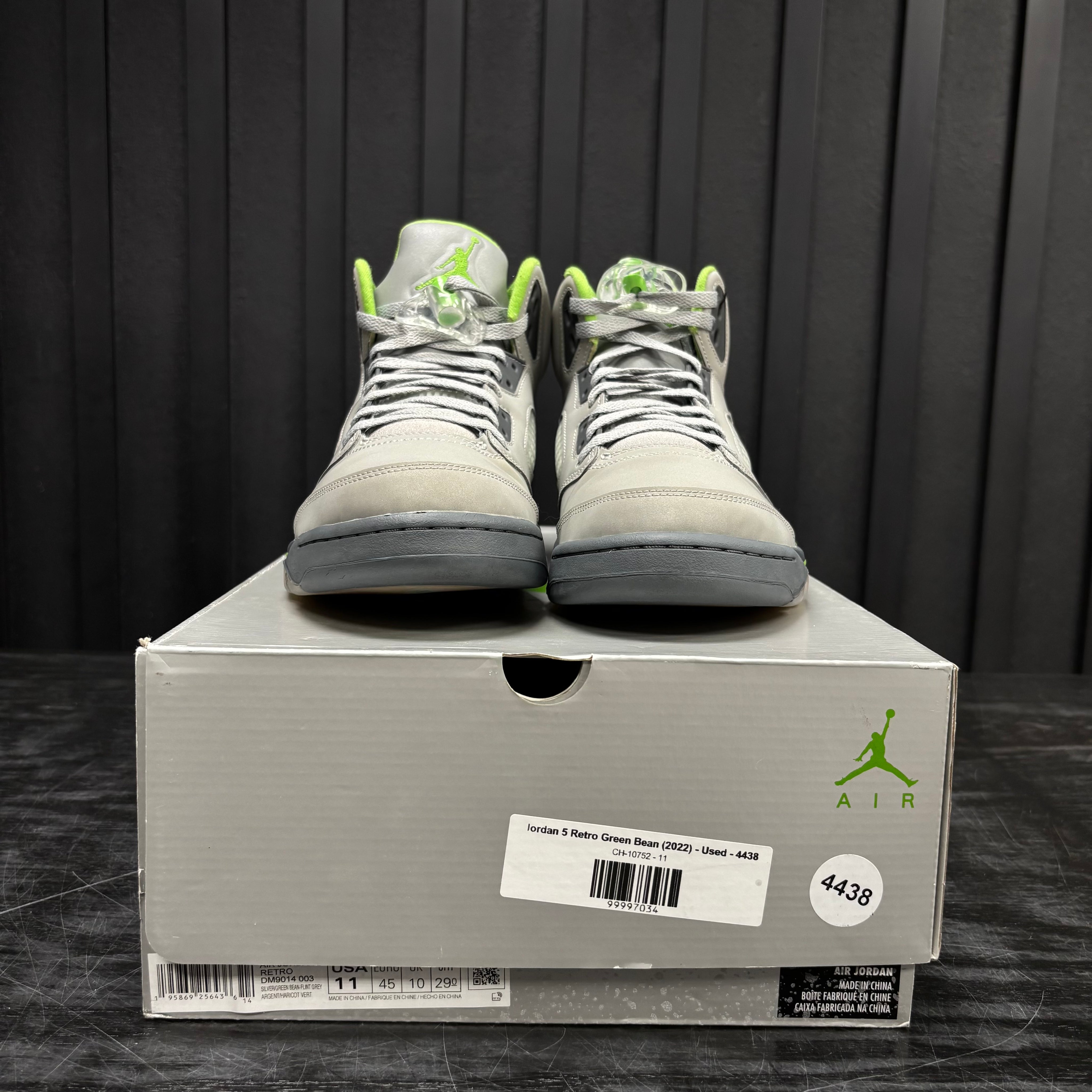Jordan 5 Retro Green Bean (2022) - Used - 4438
