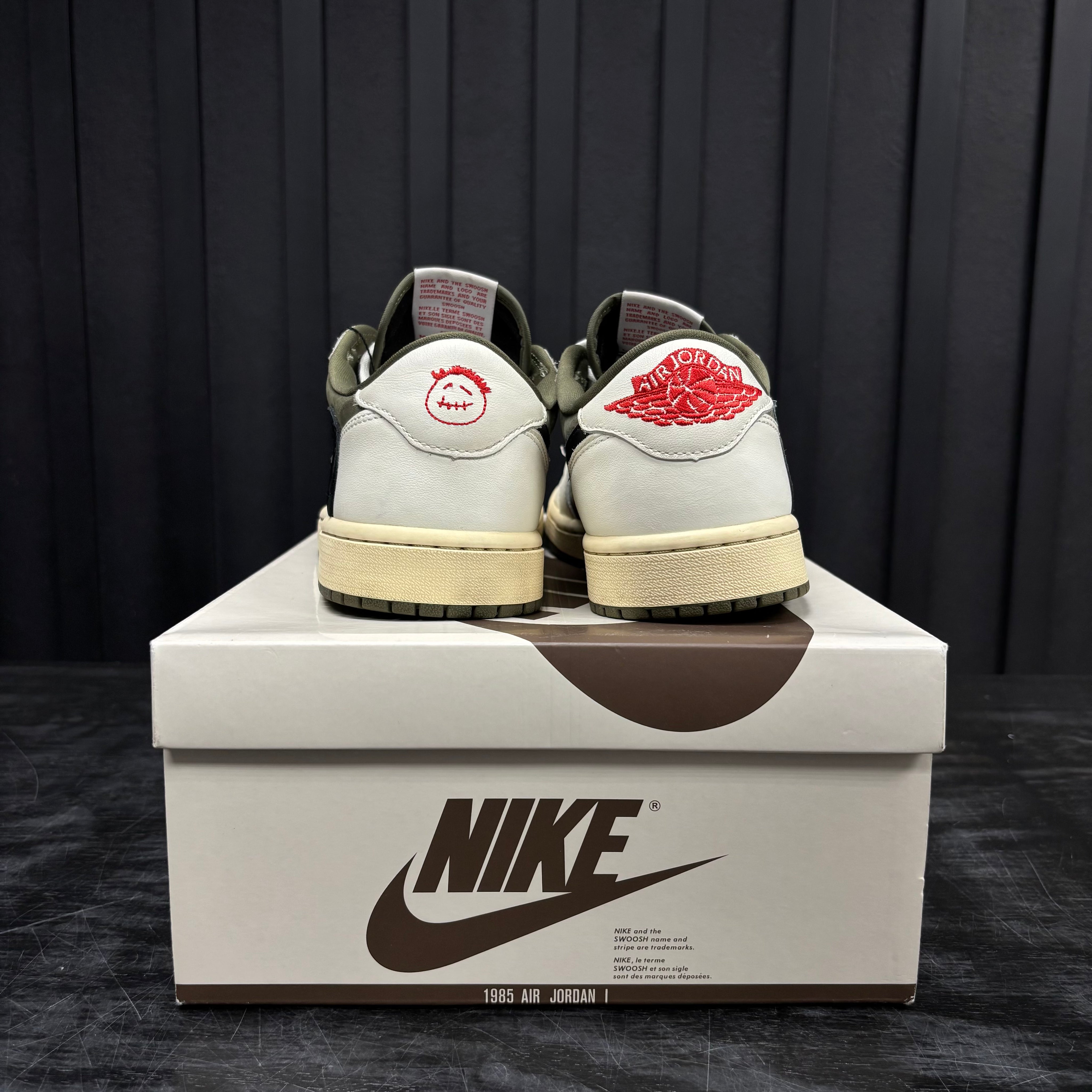 Jordan 1 Retro Low OG SP Travis Scott Medium Olive - Used - 3924