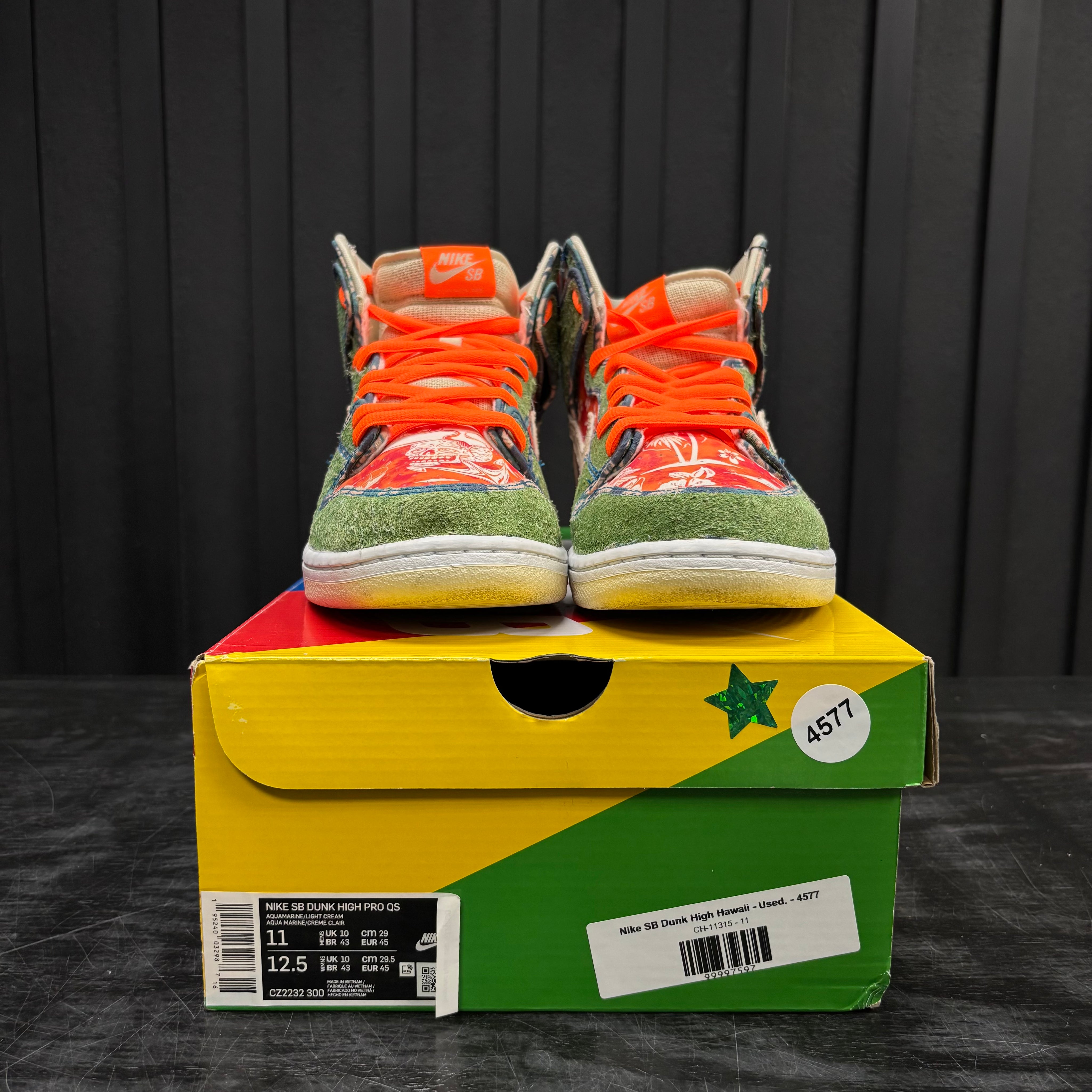 Nike SB Dunk High Hawaii - Used. - 4577