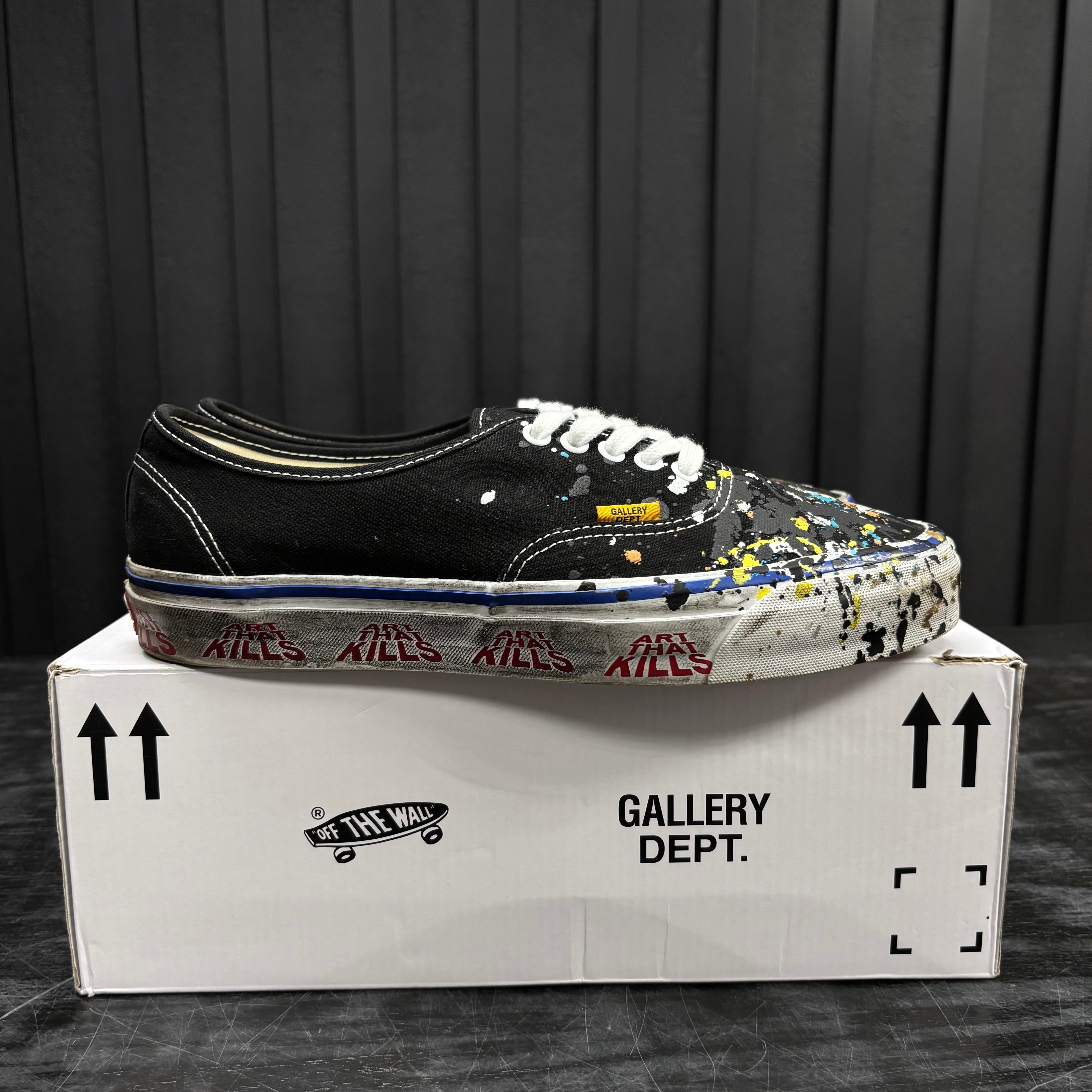 Vans Authentic Reissue 44 Gallery Dept. Art That Kills Black - Used - 3945